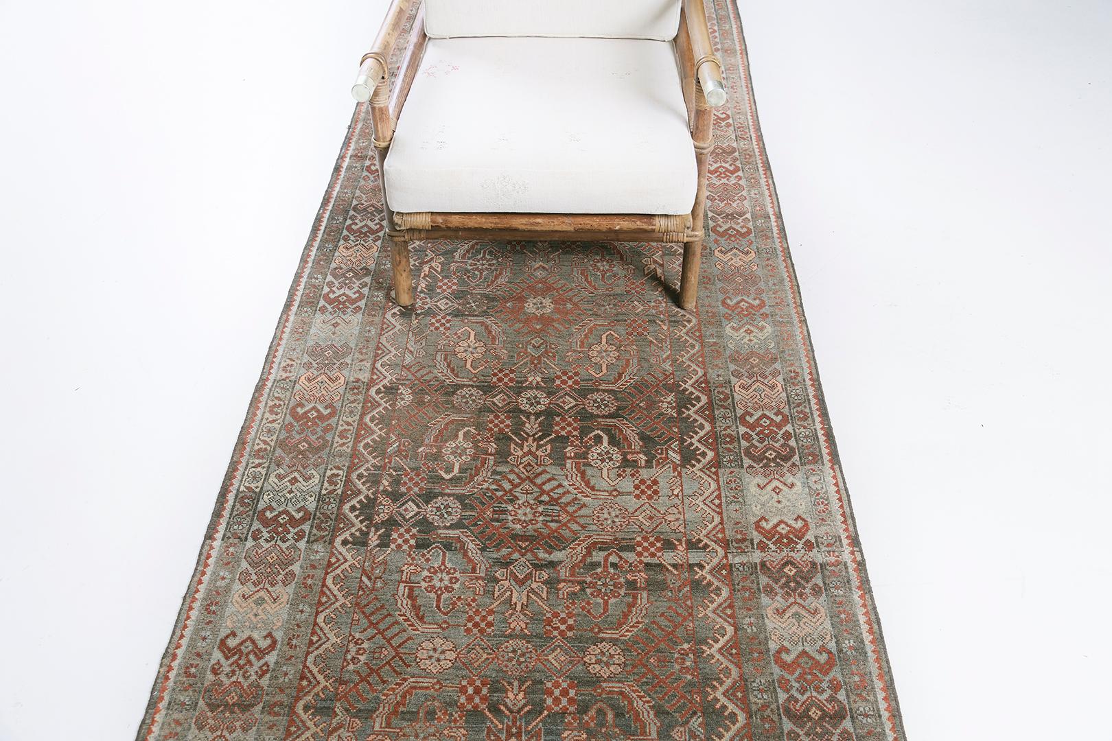 Vintage Persian Malayer 29742 In Good Condition For Sale In WEST HOLLYWOOD, CA