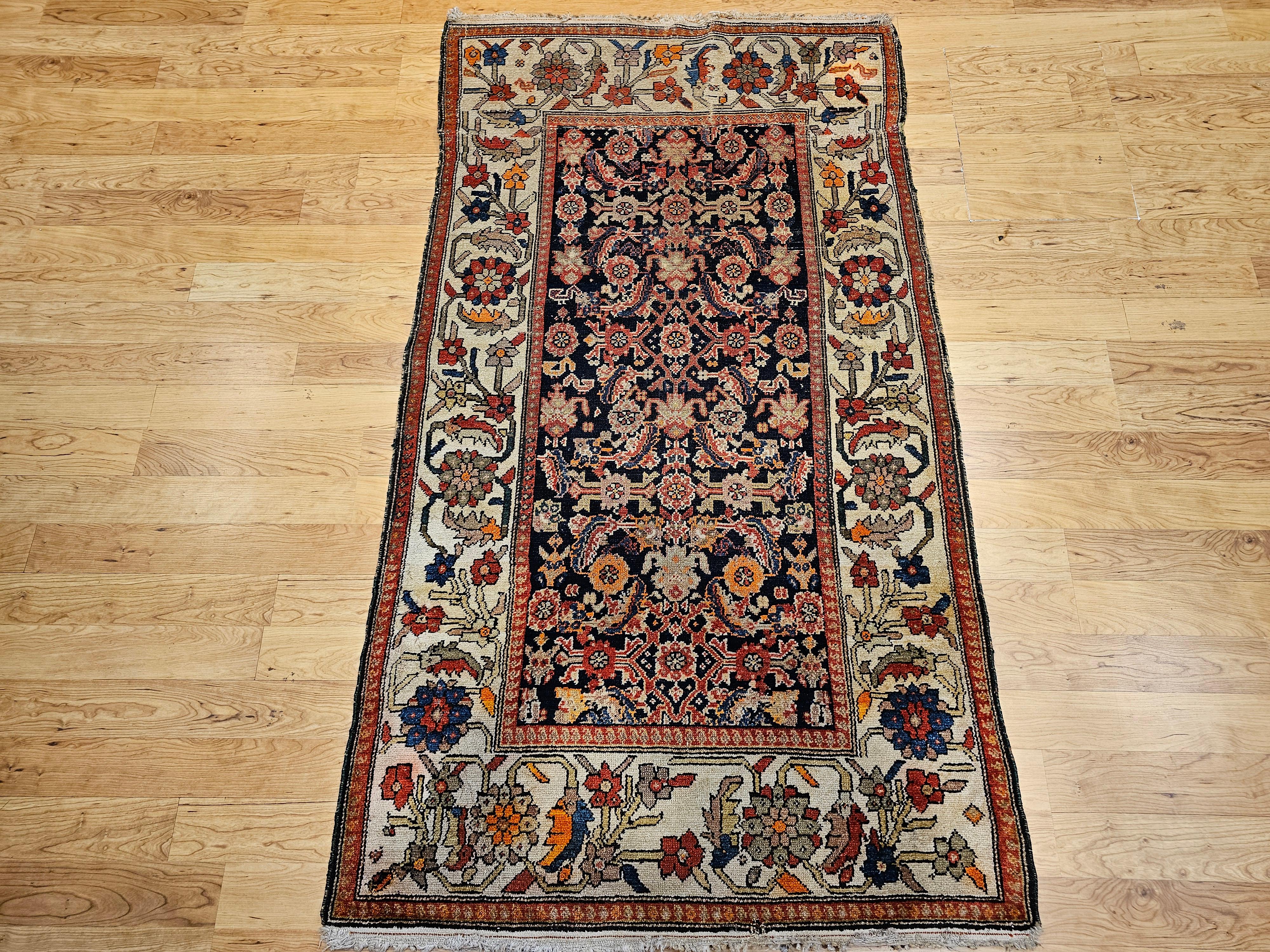 Persischer Malayer-Teppich im All-Over-Muster, Vintage im Angebot 11
