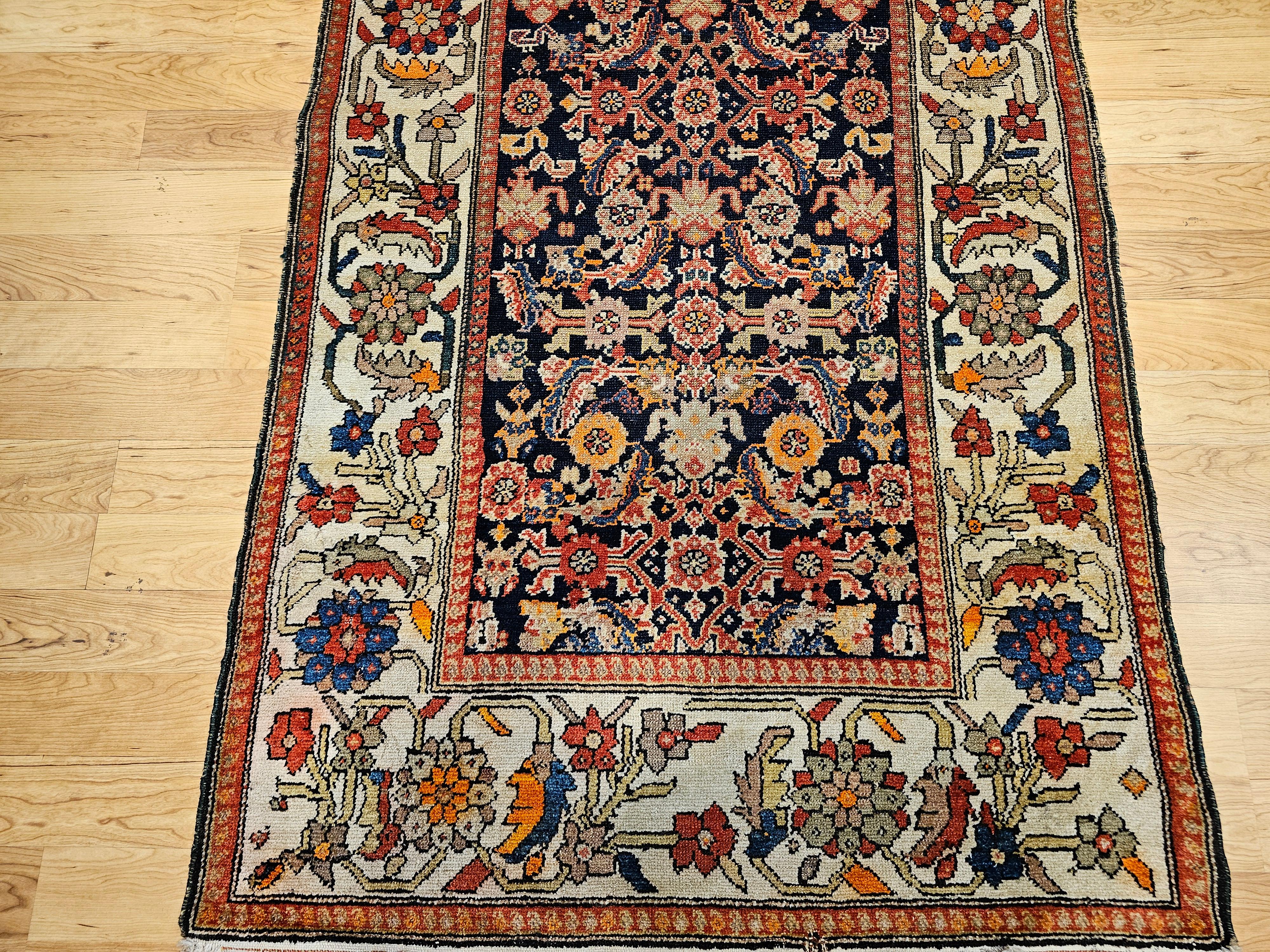 Persischer Malayer-Teppich im All-Over-Muster, Vintage (Handgewebt) im Angebot