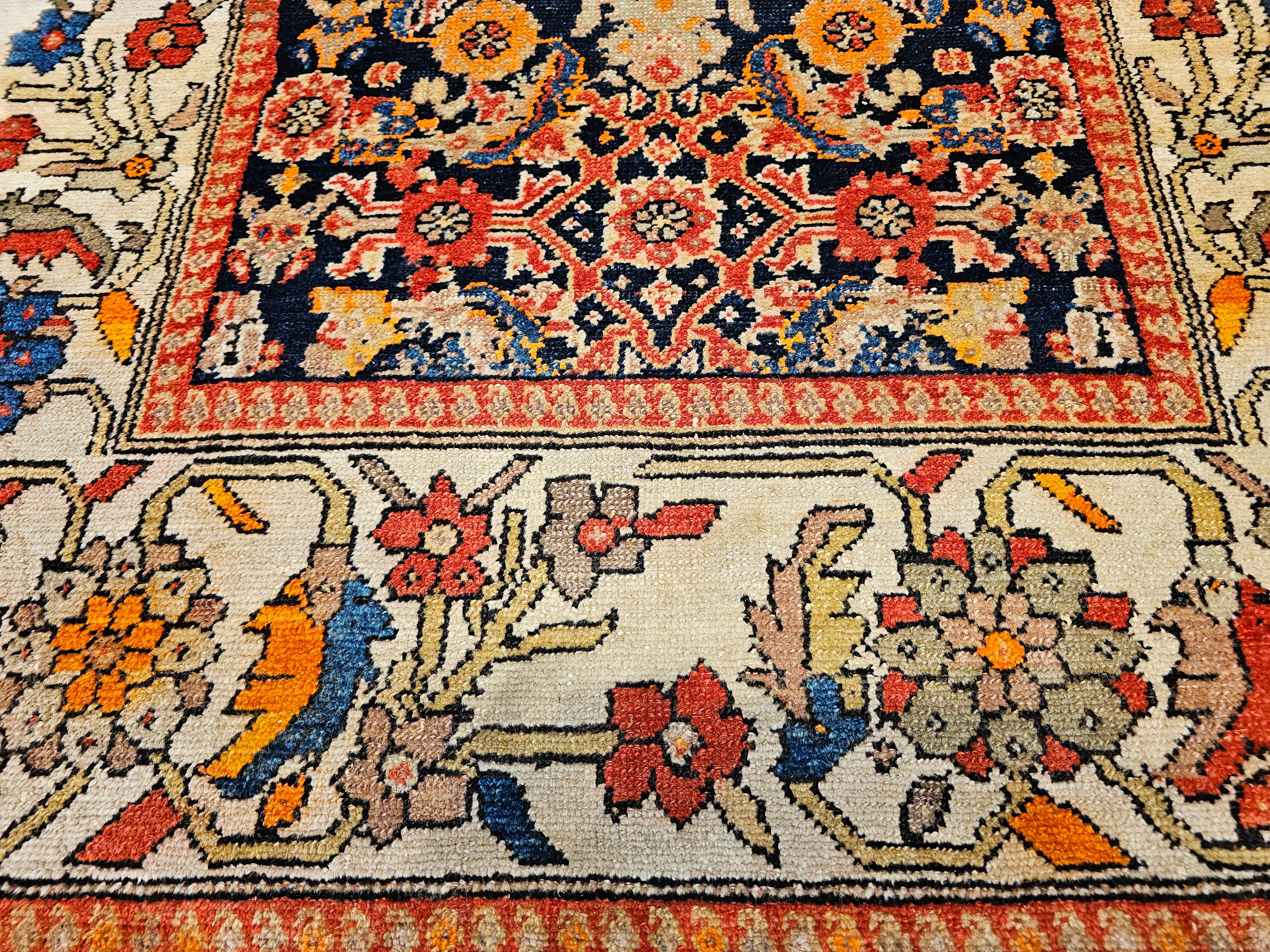 Persischer Malayer-Teppich im All-Over-Muster, Vintage (Wolle) im Angebot