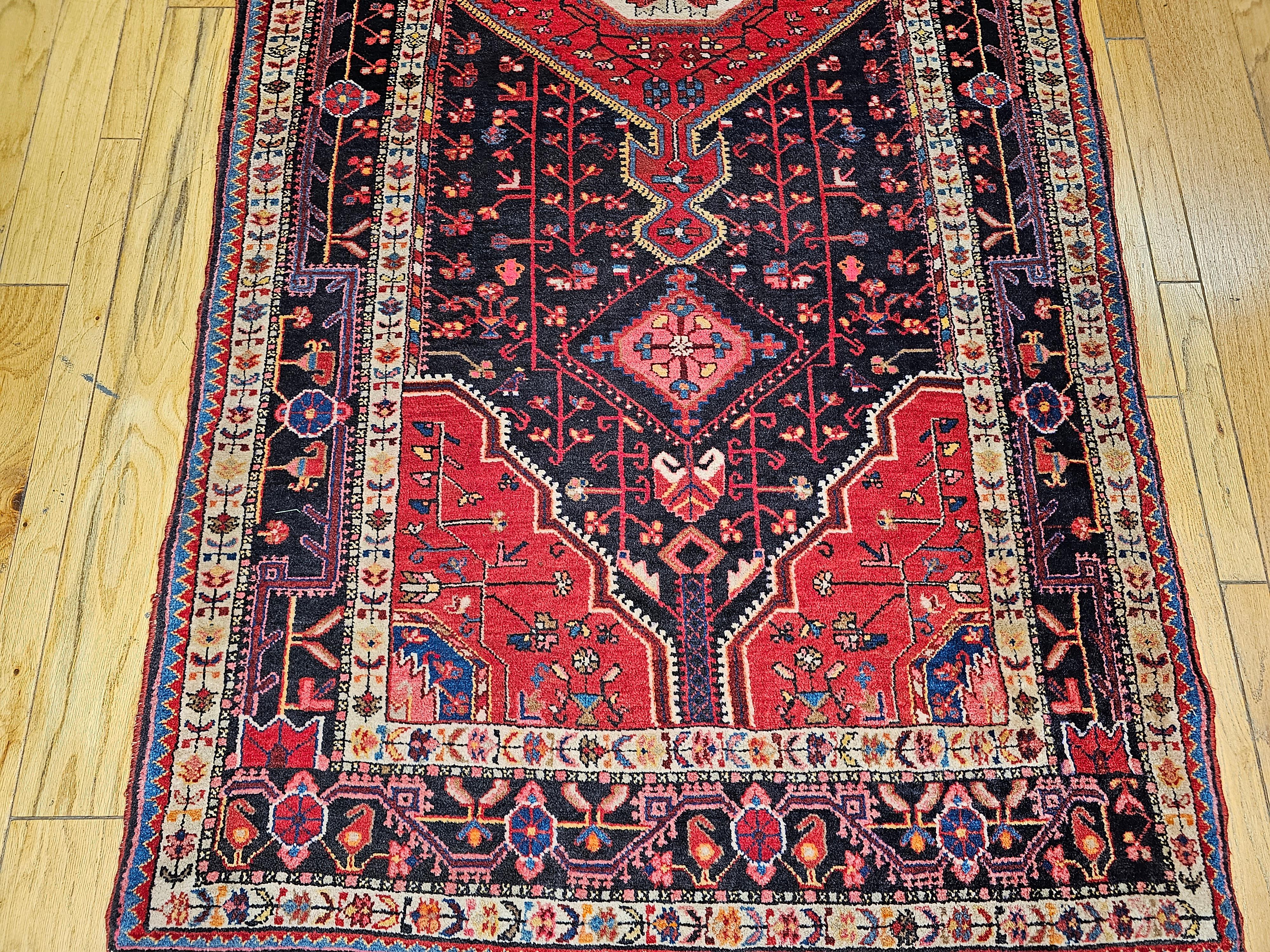 Altpersischer Malayer Gallery-Teppich (Handgeknüpft) im Angebot