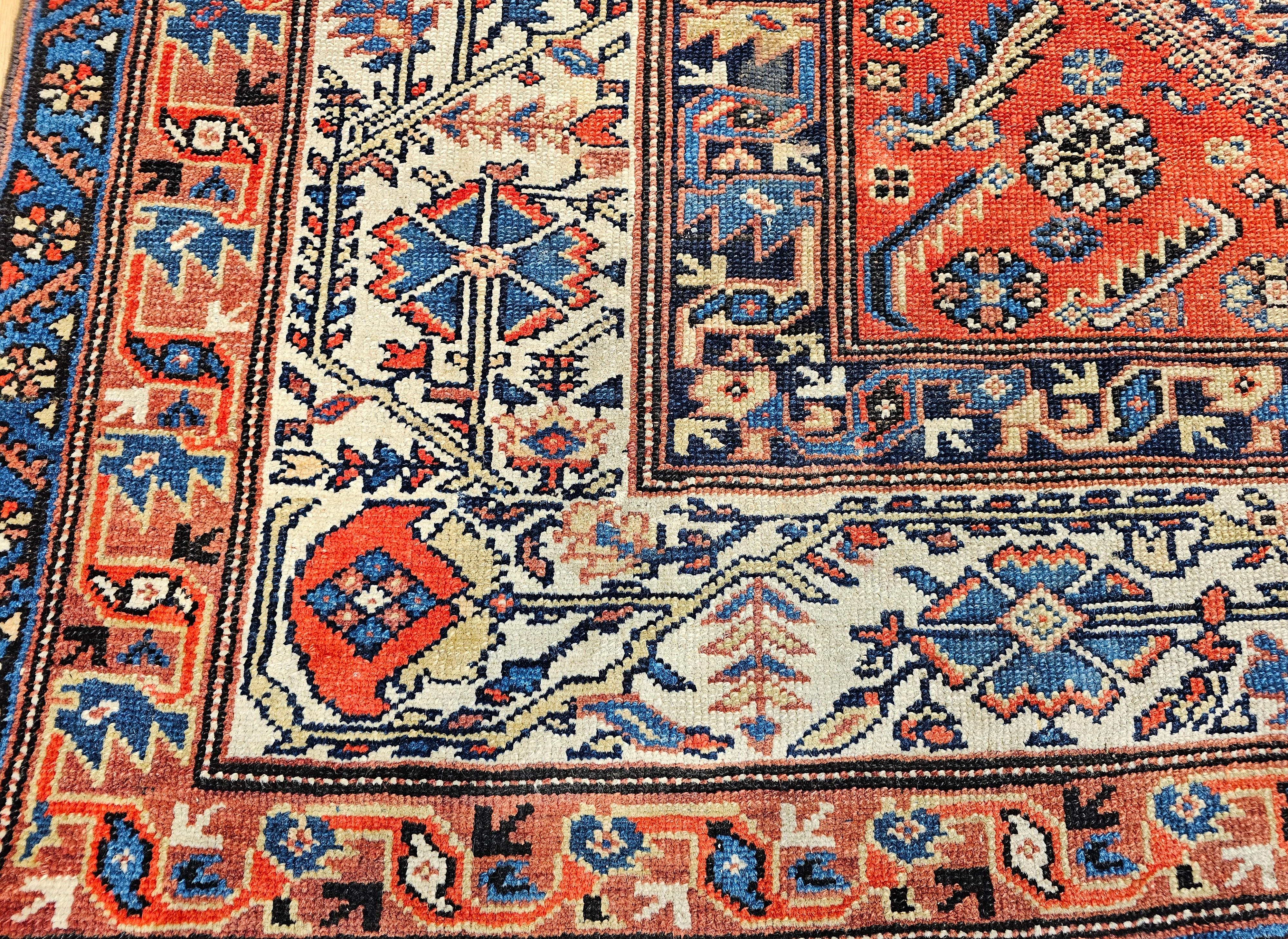 Tapis persan Malayer Gallery vintage à motif Herati en vente 3