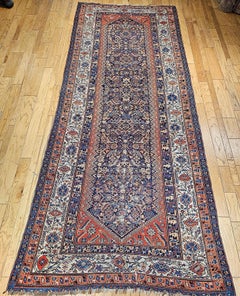 Tapis persan Malayer Gallery vintage à motif Herati