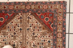 Vintage Persian Malayer Rug – 1930s – Hand-Knotted Wool – 2.8' x 4.3' -1C1255