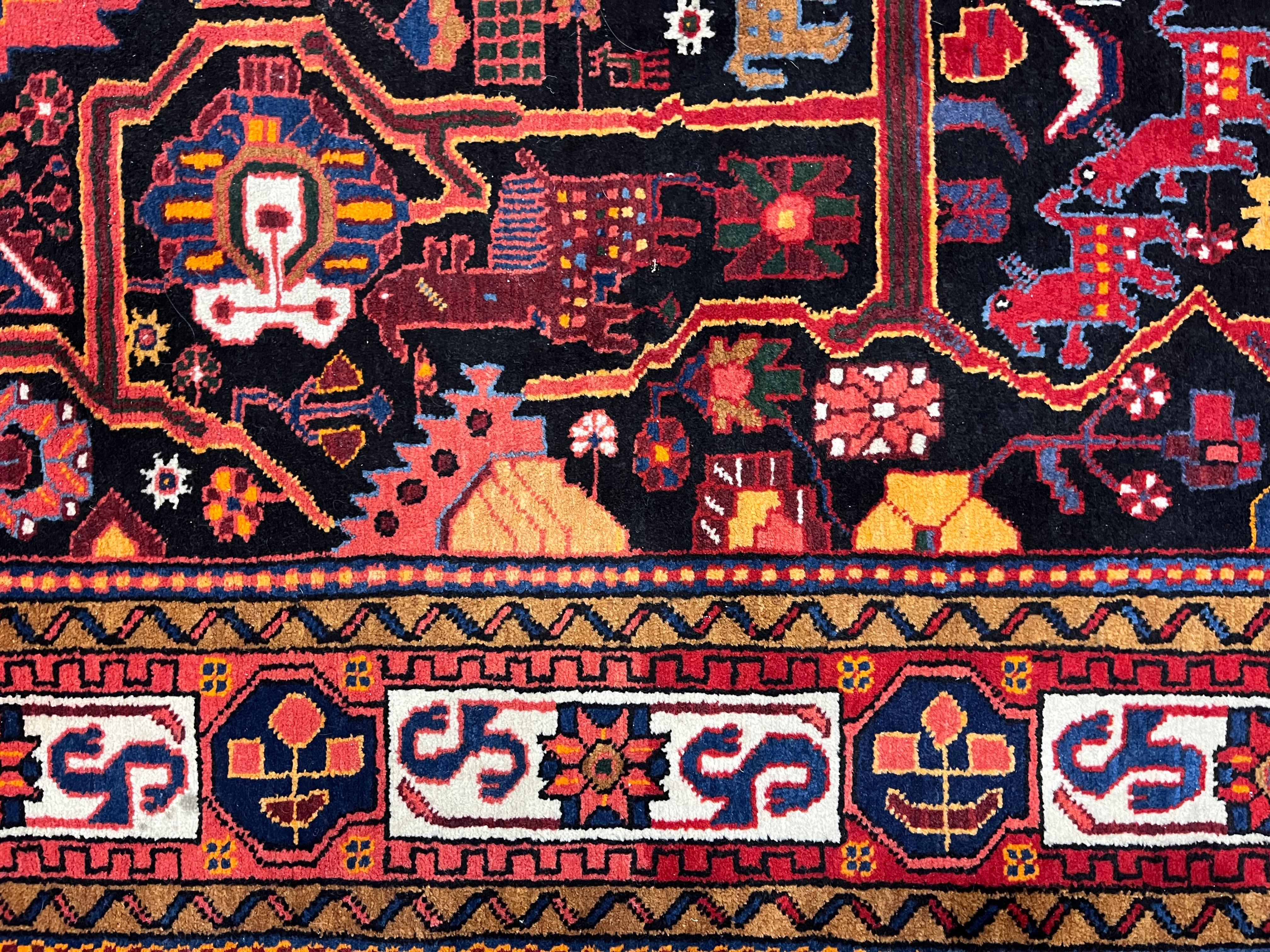 20th Century Vintage Persian Malayer Rug 3'0