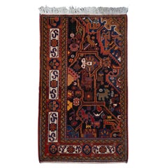 Vintage Persian Malayer Rug 3'0" x 5’0"