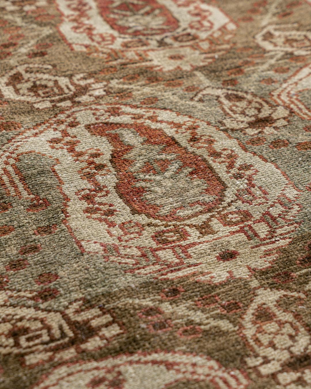 Lana Tappeto persiano vintage Malayer  4'1 x 6'1 in vendita