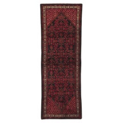 Used Persian Malayer Rug, Beguiling Charm Meets Dark & Moody