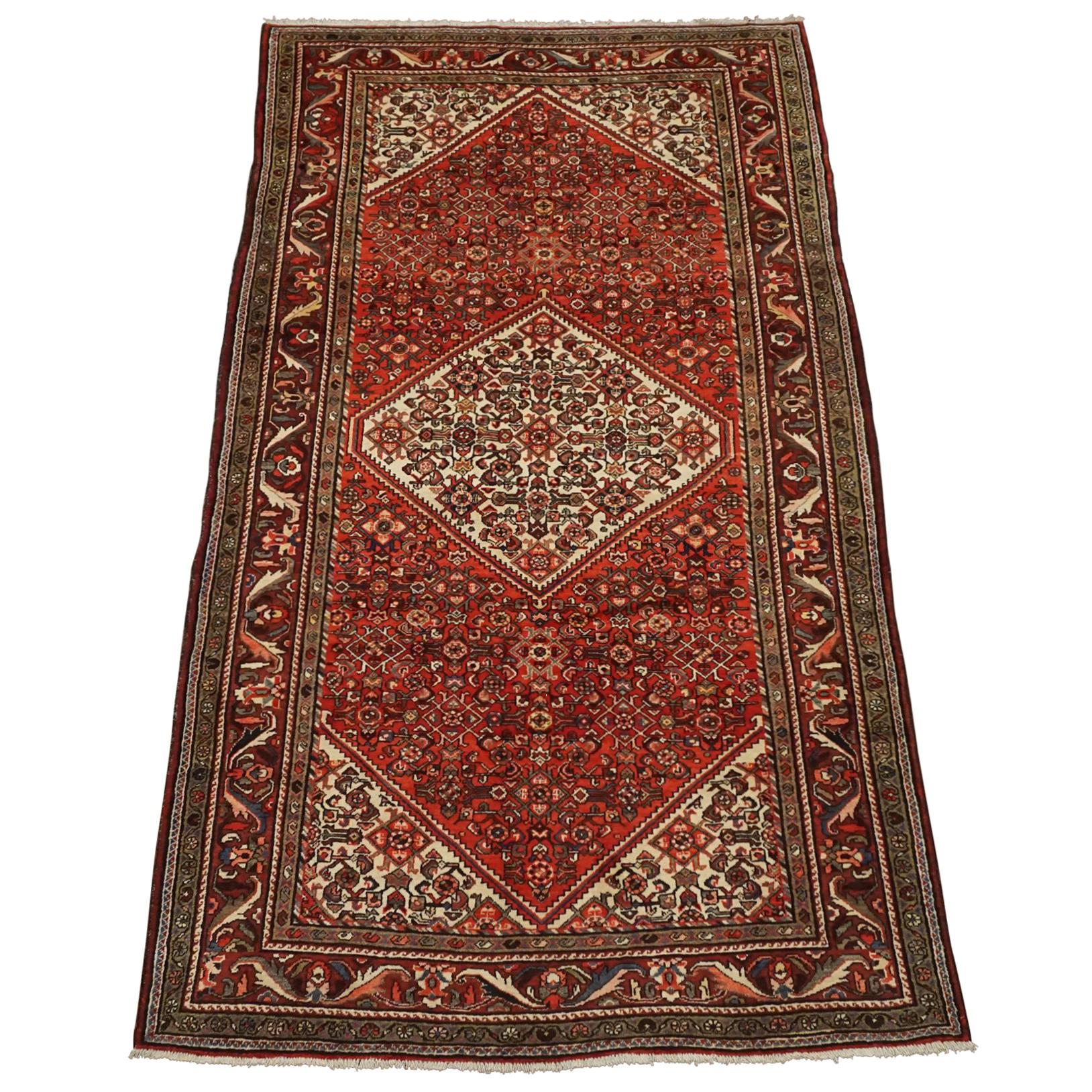 Vintage Persian Malayer Rug, circa 1940 For Sale