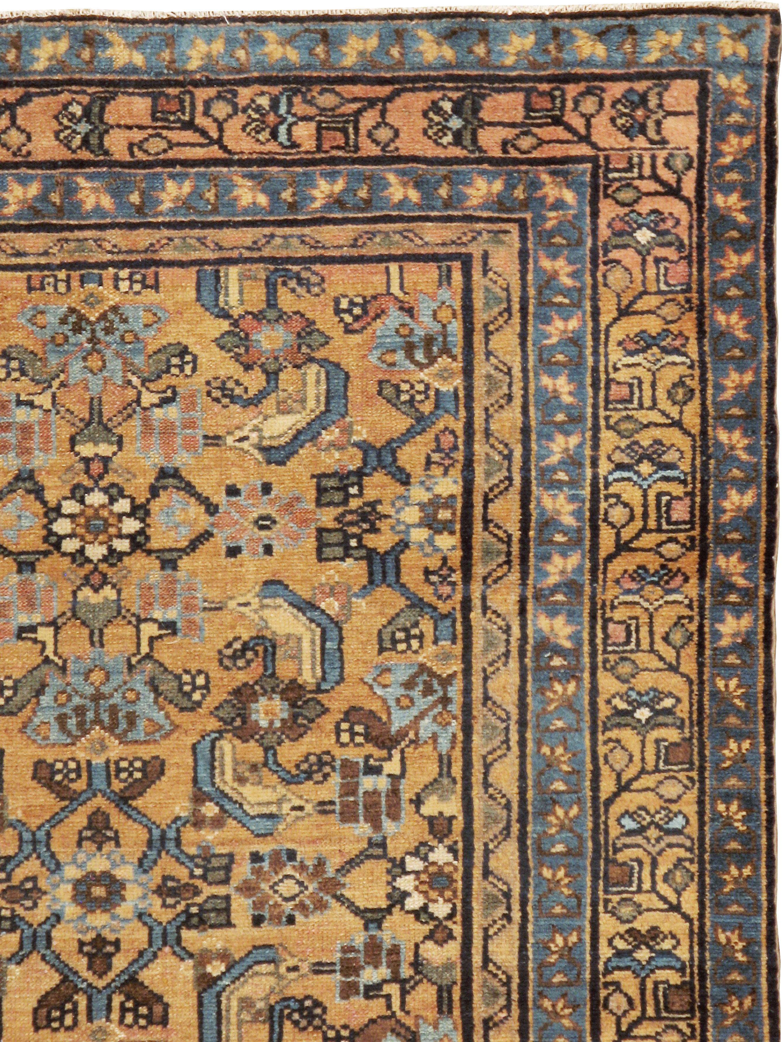 A vintage Persian Malayer rug from the mid-20th century.