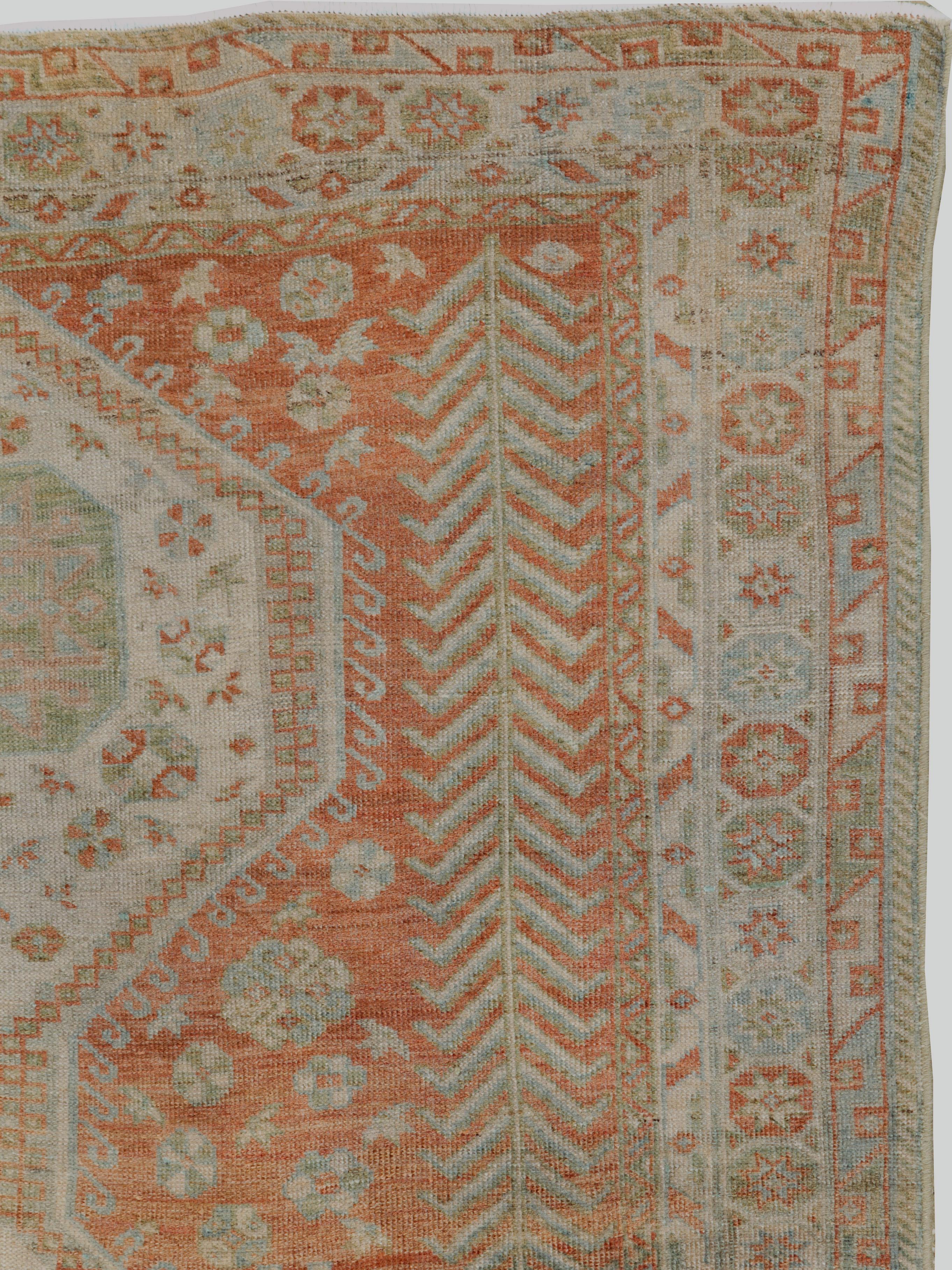 Hand-Knotted Vintage Persian Malayer Rug