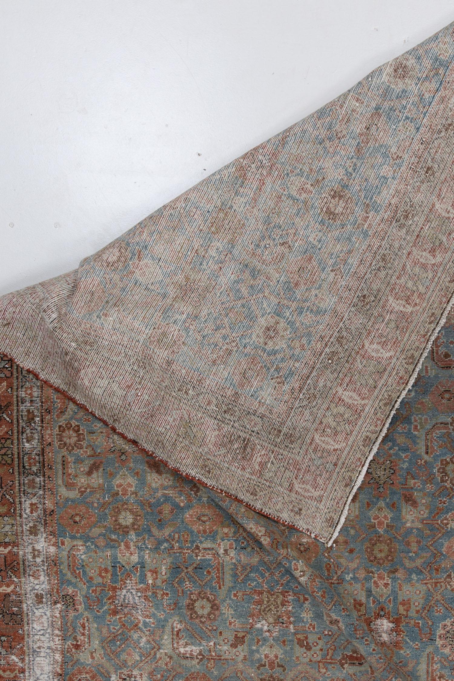 20th Century Vintage Persian Malayer Rug For Sale