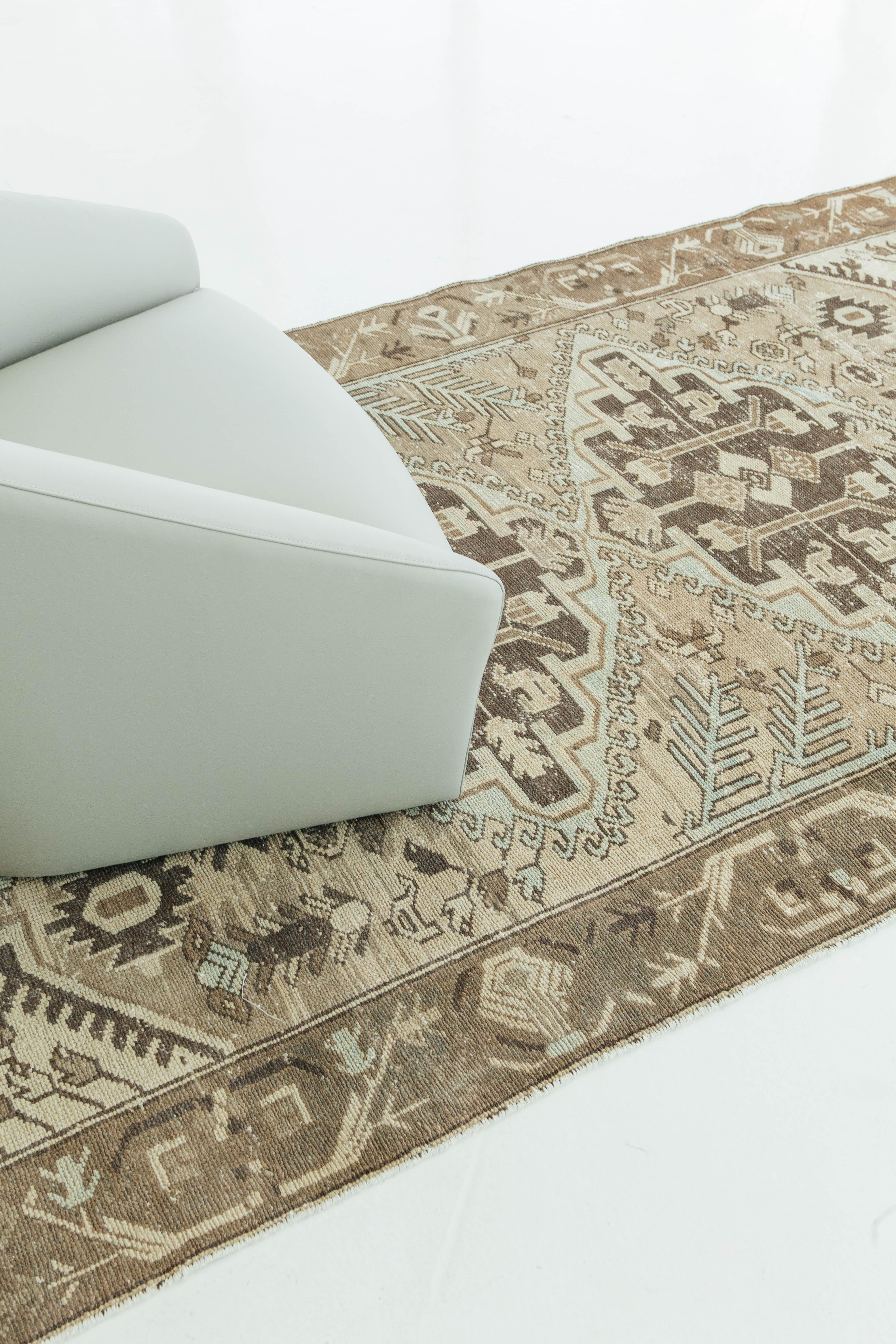 Laine Tapis persan vintage Malayer en vente
