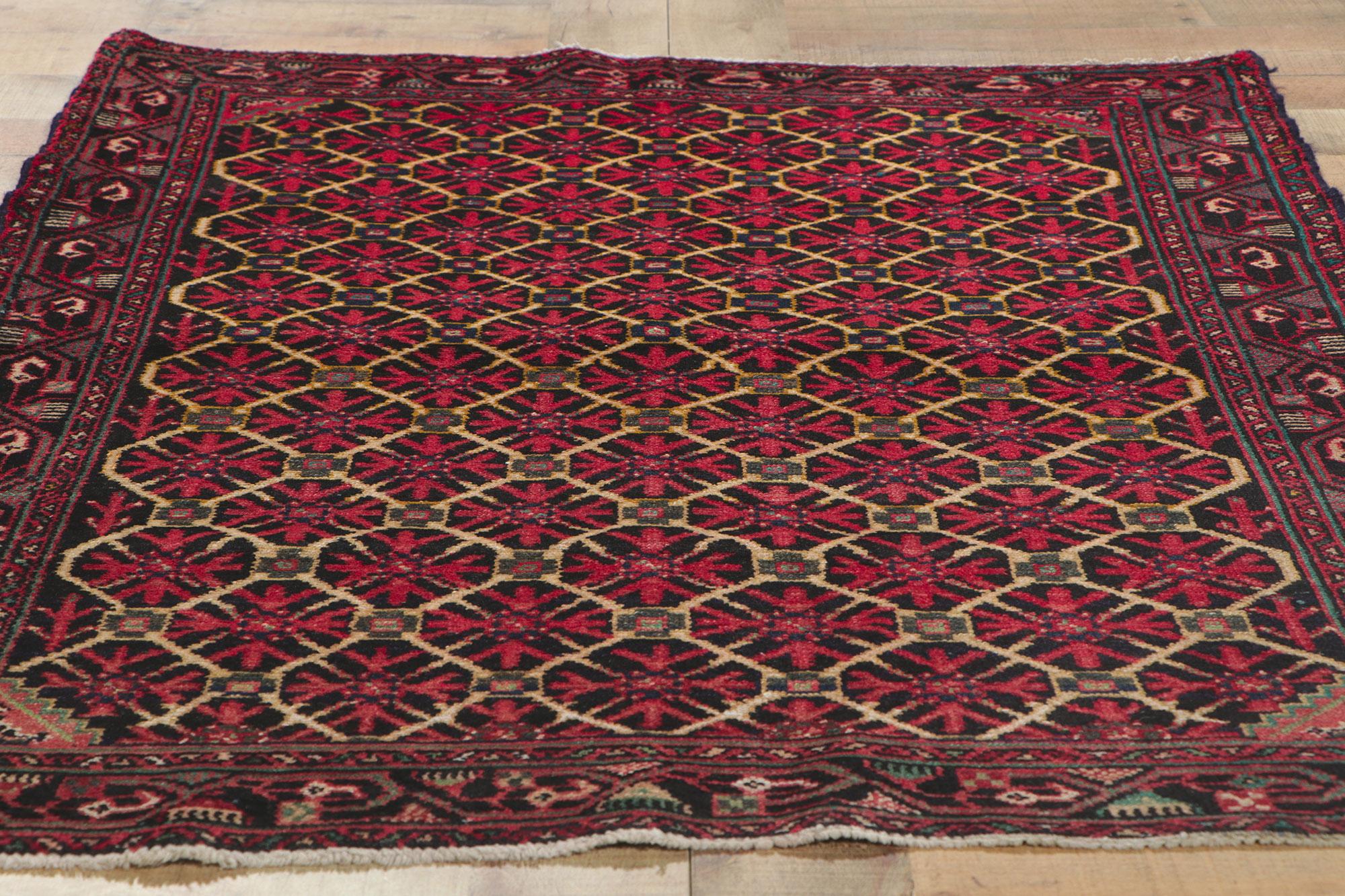 Vintage Persian Malayer Rug For Sale 1