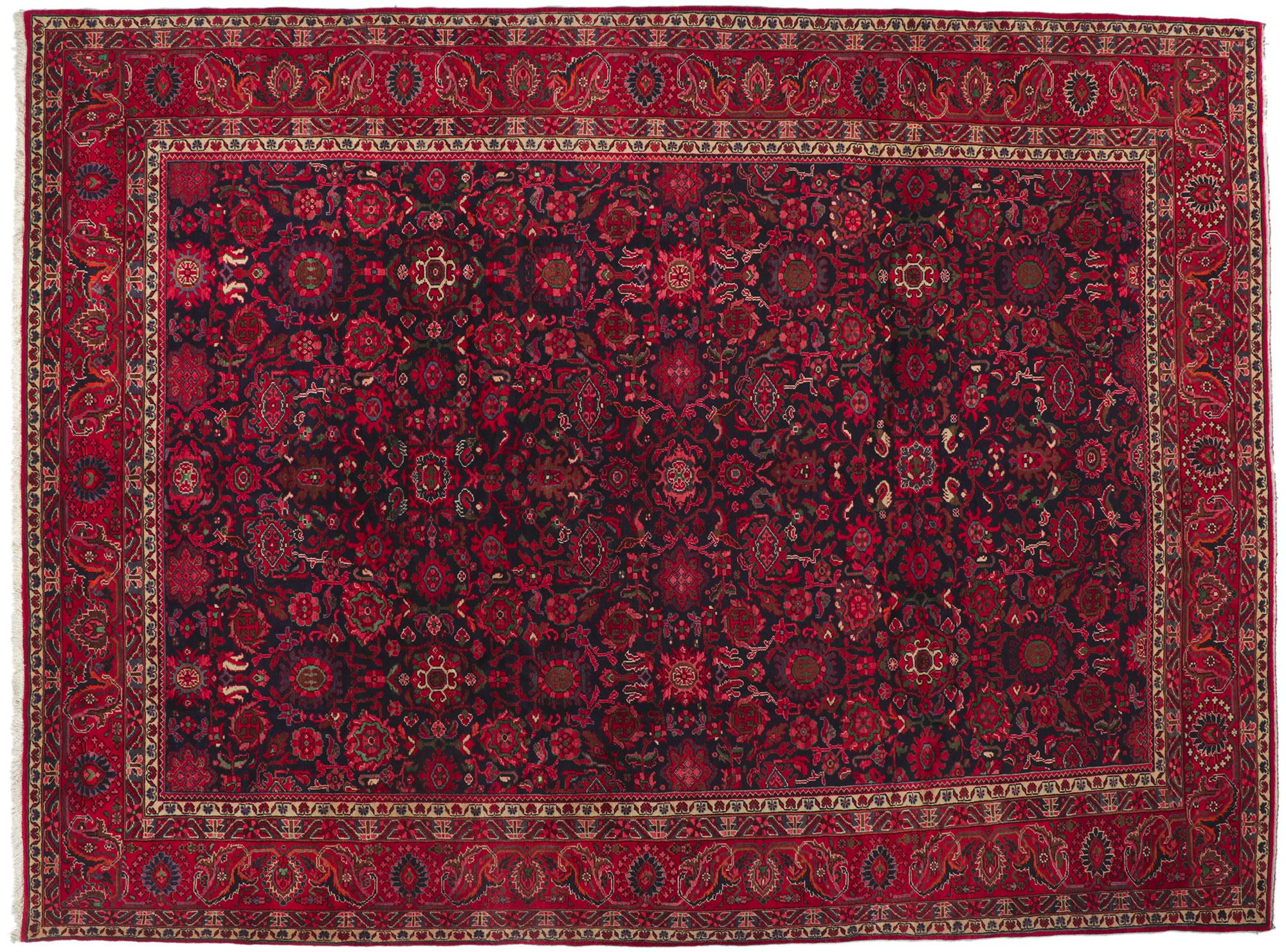 1960's Persian Malayer Carpet with Traditional Style For Sale 2