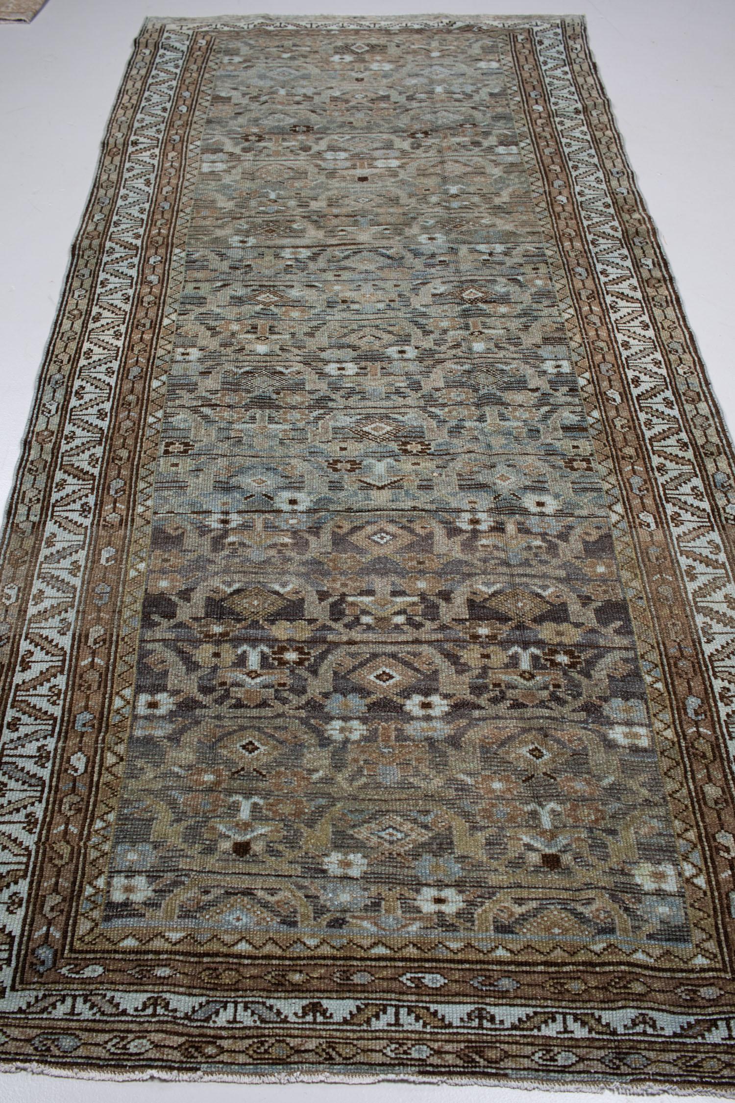 Vintage Persian Malayer Rug For Sale 3