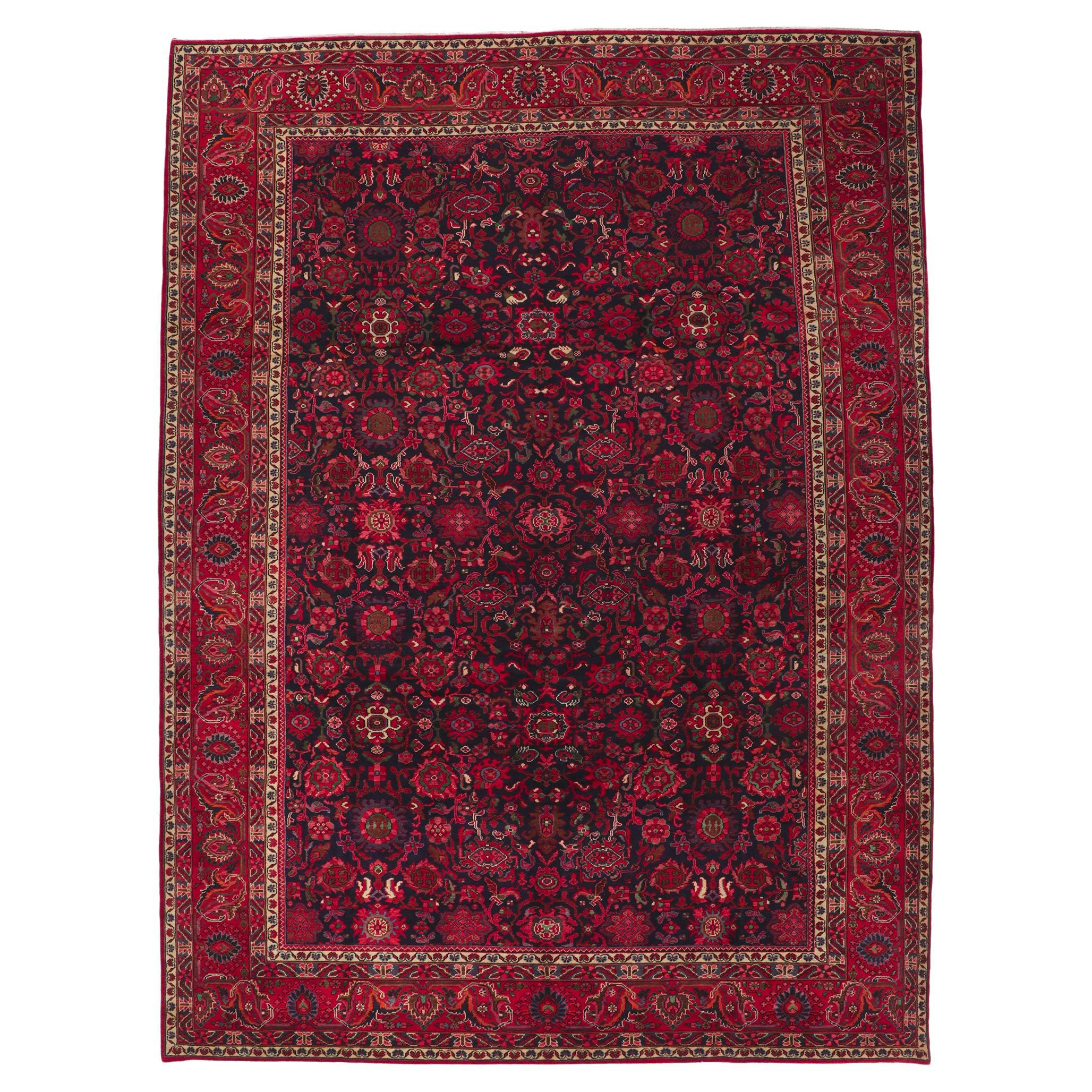 Tapis persan vintage Malayer en vente