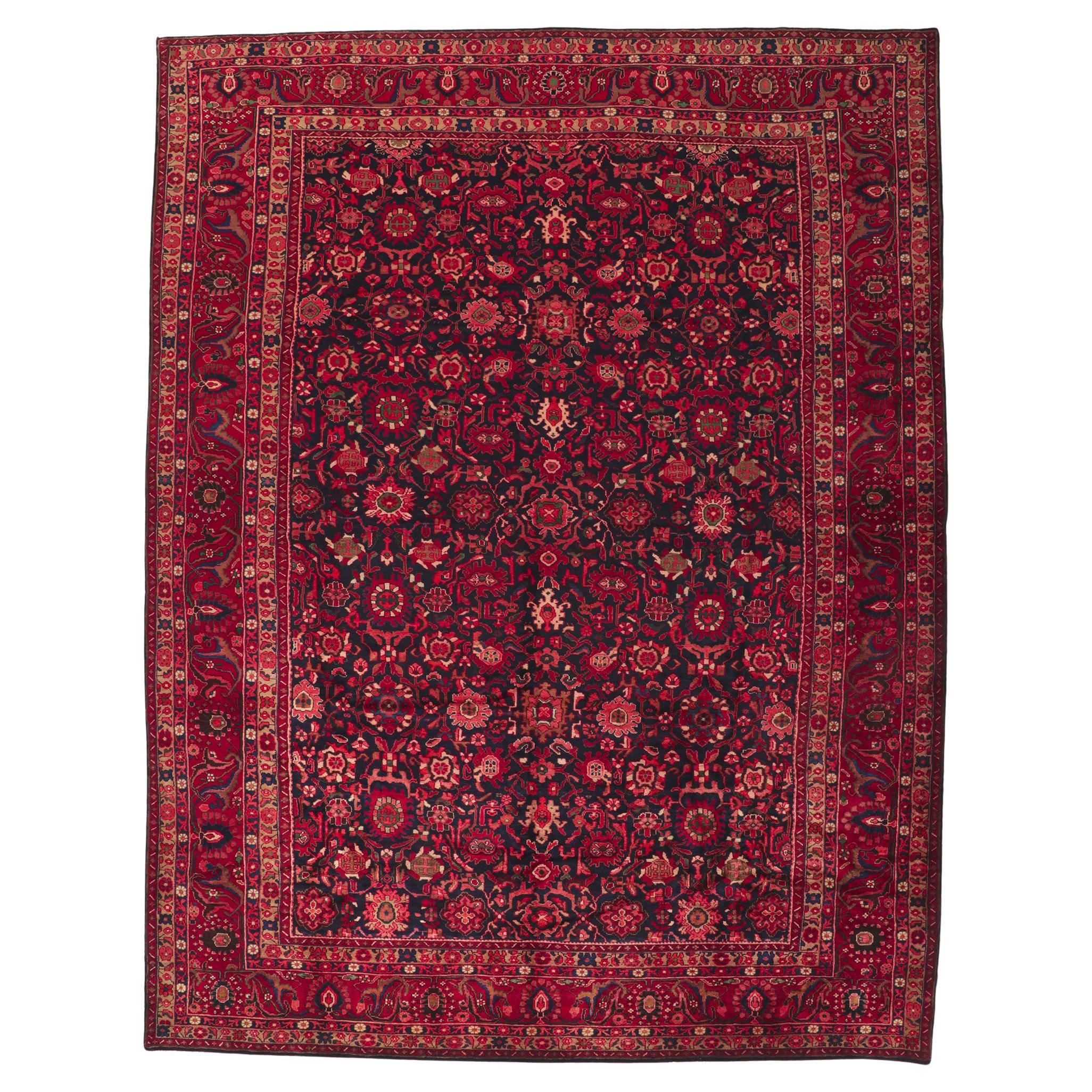 Vintage Persian Malayer Rug