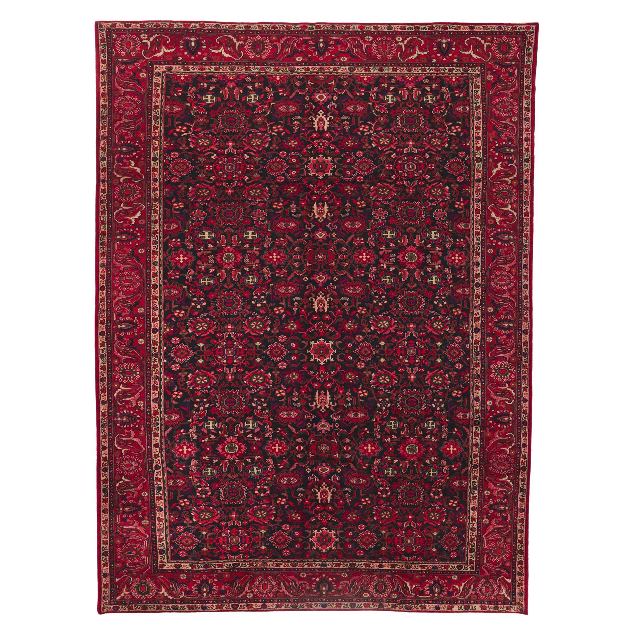 Vintage Persian Malayer Rug For Sale