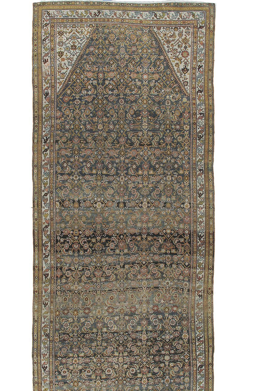 Antique Persian Malayer Rug Runner  6'2 x 24'8 For Sale 4