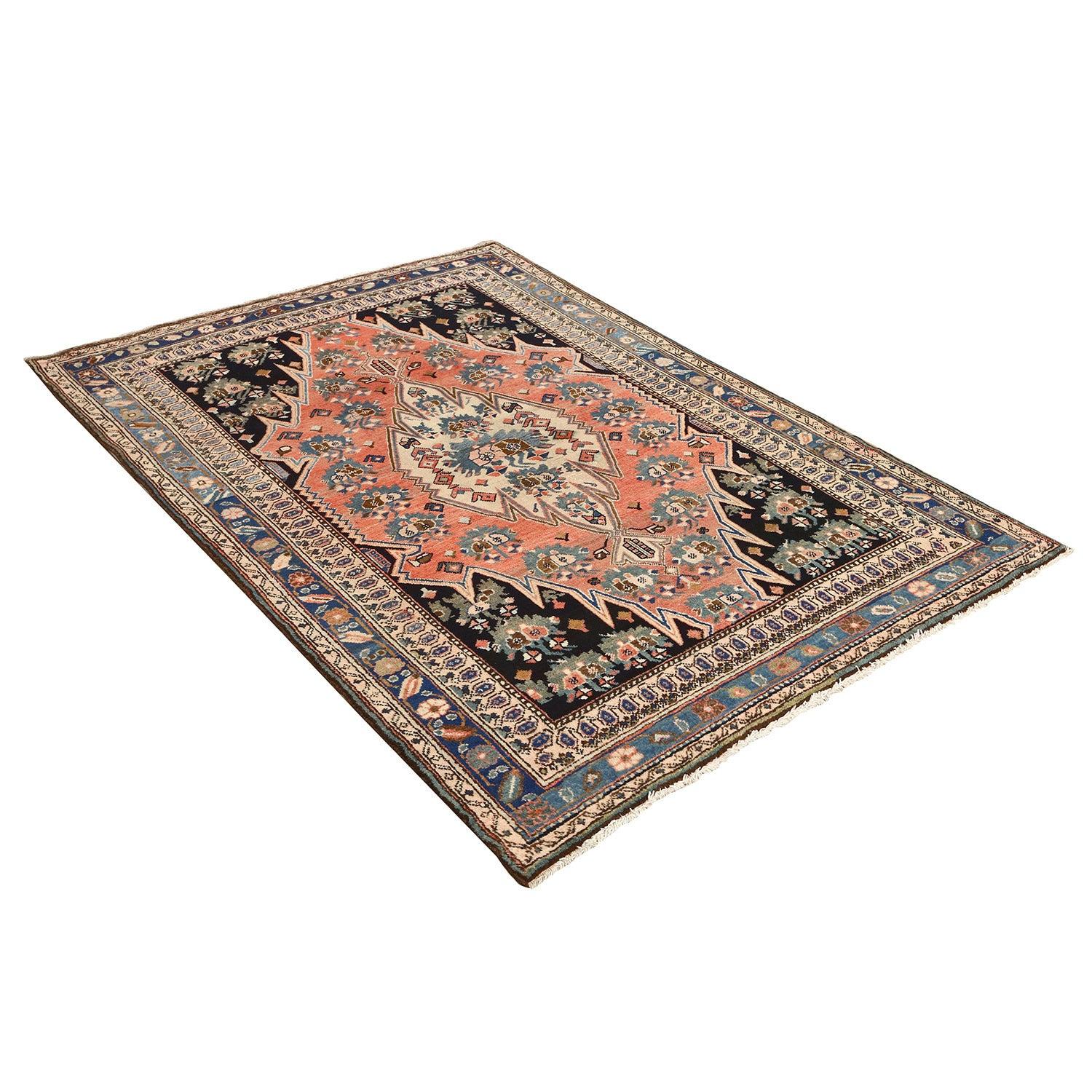 Alfombra Persa Malayer Vintage - Tamaño: 6'3x4'5 Anudado a mano en venta