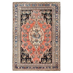 Vintage Persian Malayer Rug - Size: 6'3x4'5