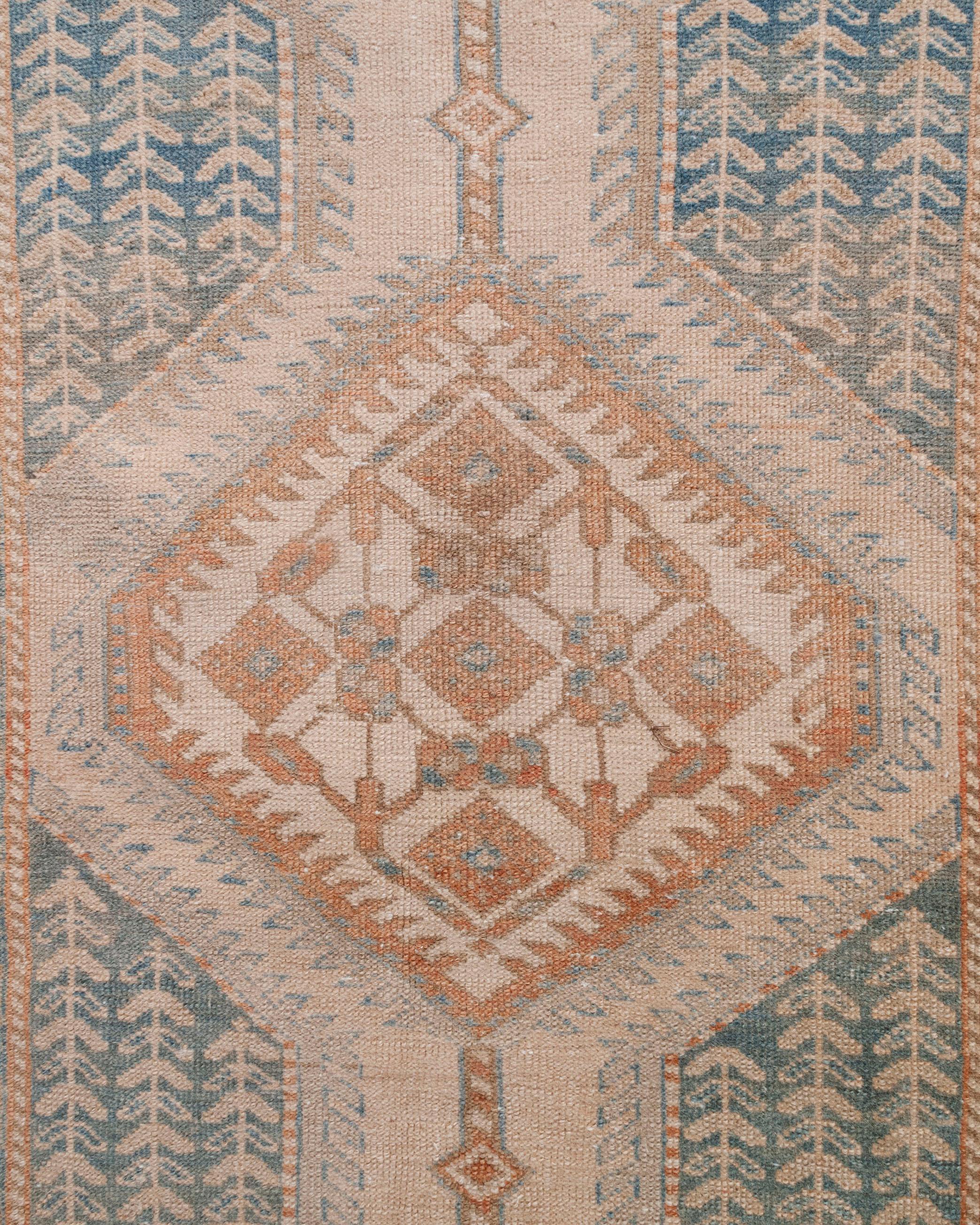 Persischer Malayer-Läufer, Vintage  3'6 x 16'10 (Wolle) im Angebot