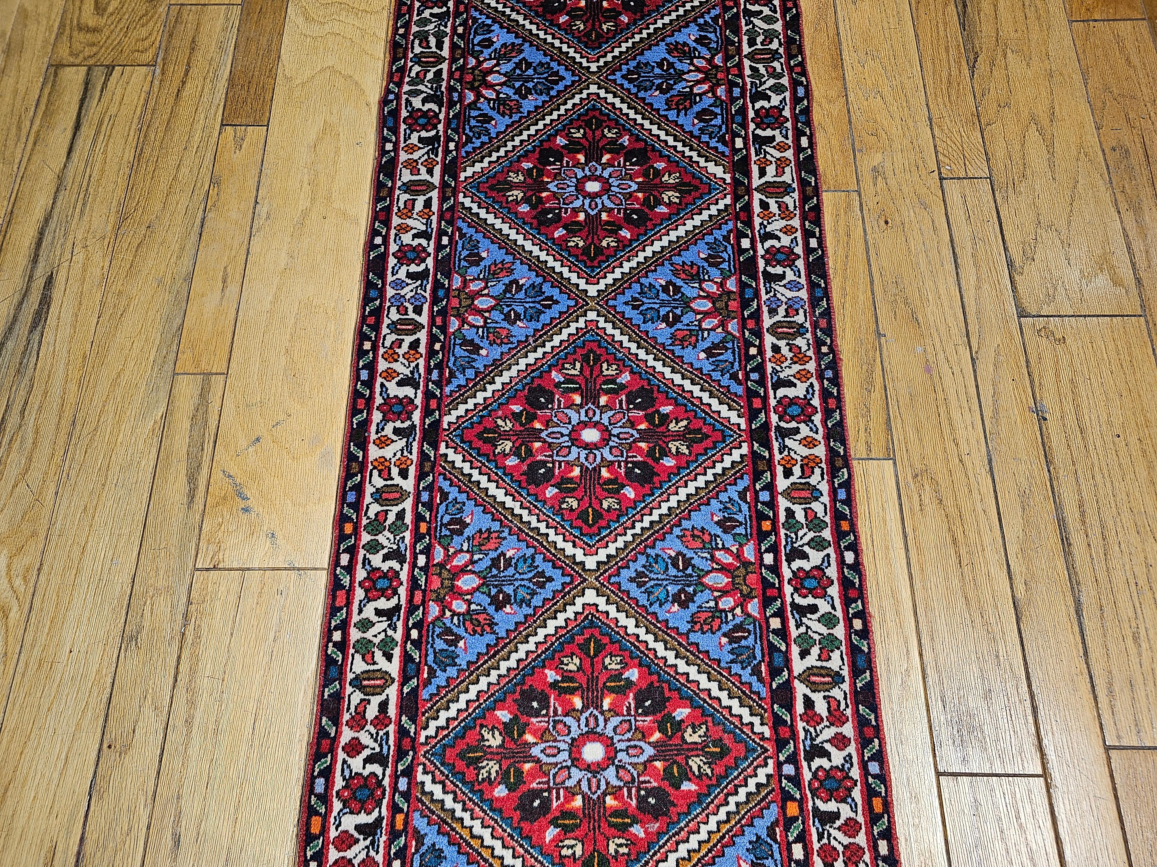 Persischer Malayer-Läufer, Vintage im Zustand „Gut“ im Angebot in Barrington, IL