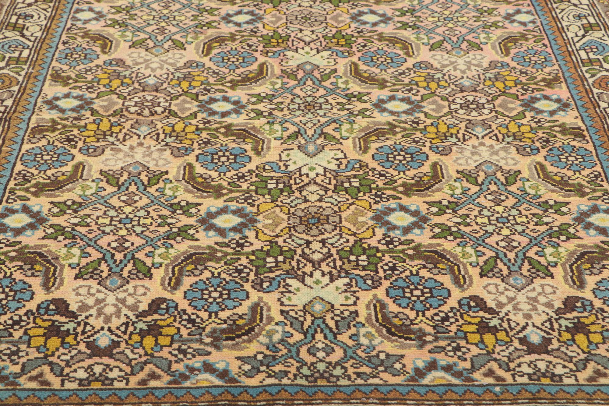 Persiano Tappeto persiano Malayer del 1960 con stile moderno in vendita