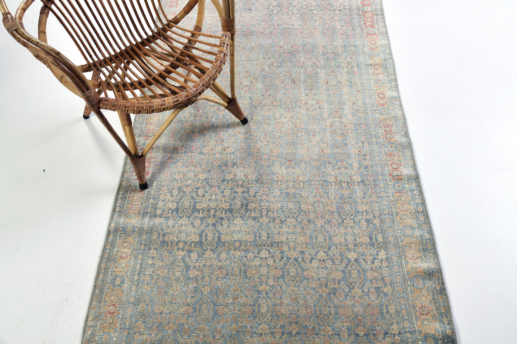 Early 20th Century Vintage Persian Malayer Runner For Sale