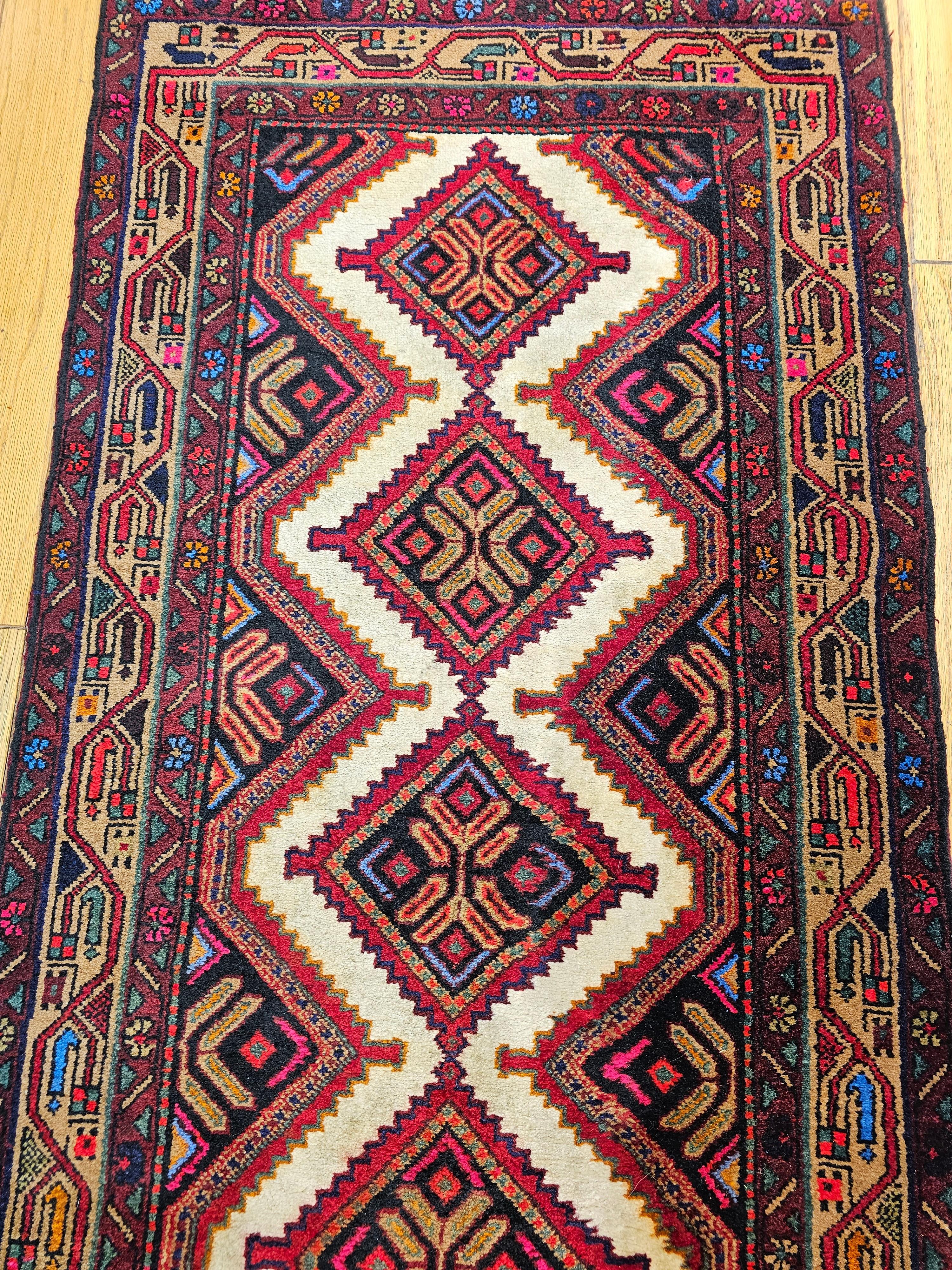 Persischer Malayer-Läufer, Vintage im Angebot 2