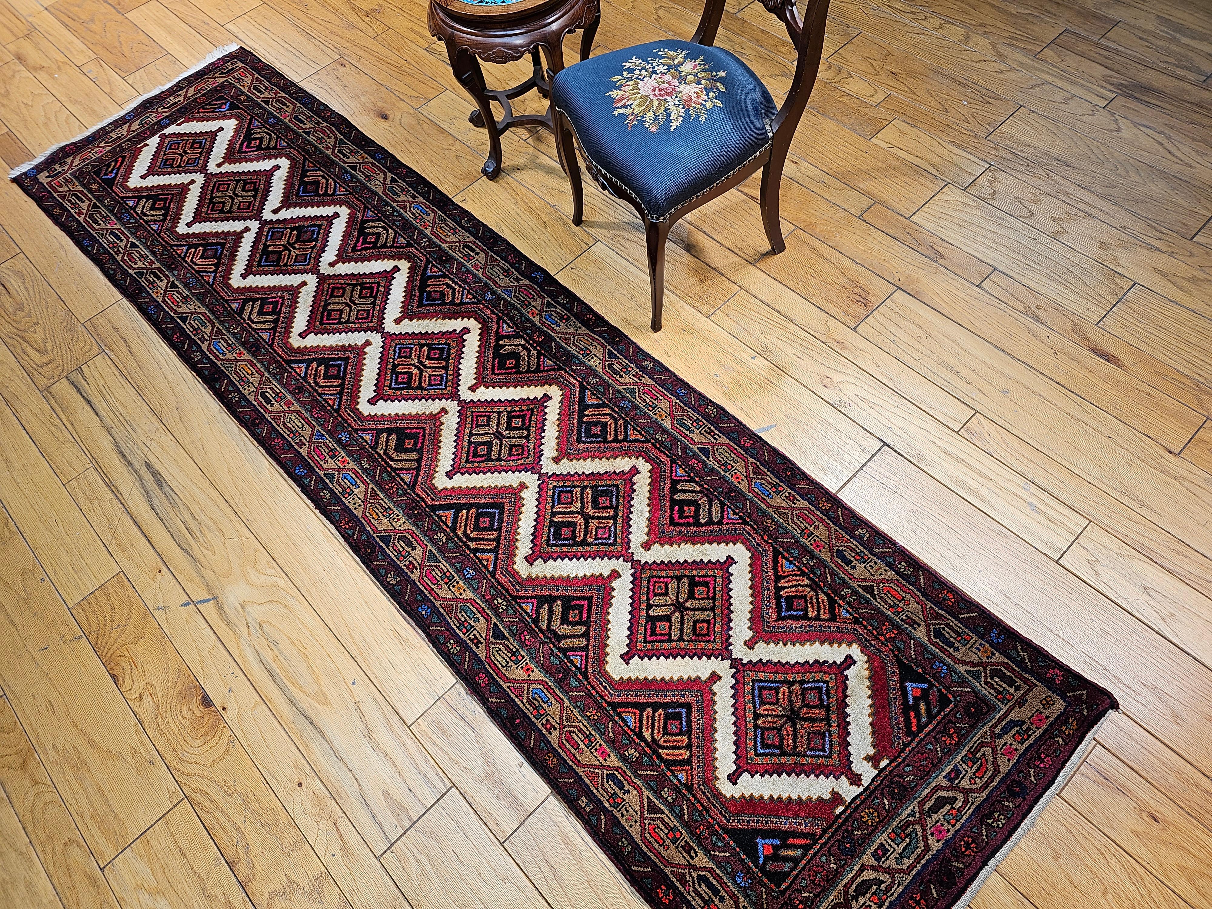 Persischer Malayer-Läufer, Vintage im Angebot 3