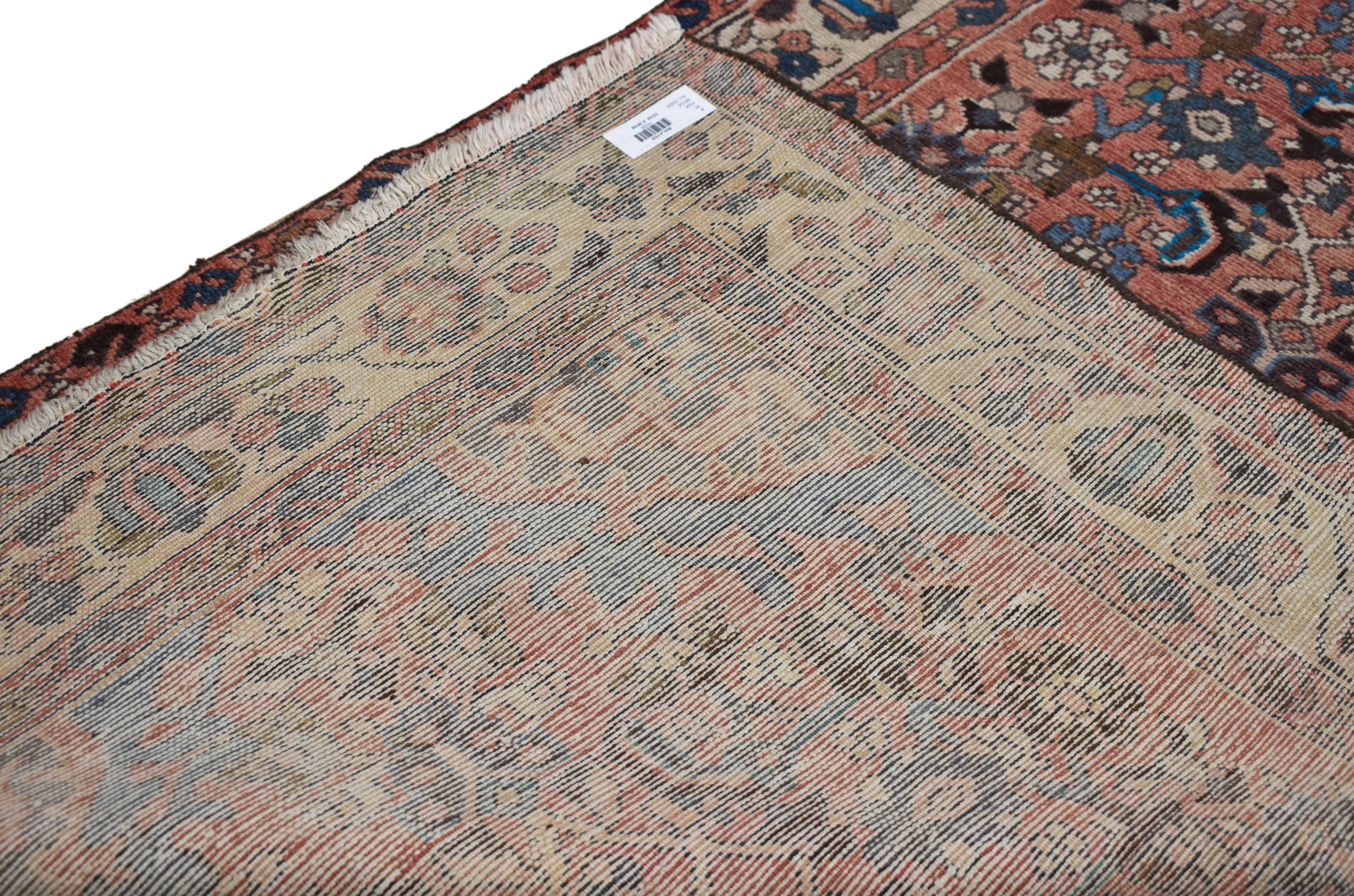 Vintage Persian Malayer Runner, Hallway Runner In Good Condition In Dallas, TX