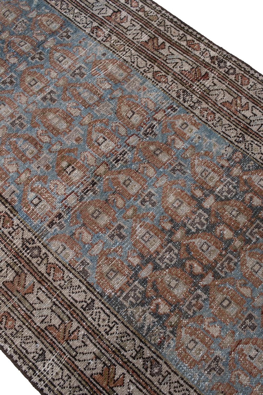Vintage Persian Malayer Runner Rug For Sale 4