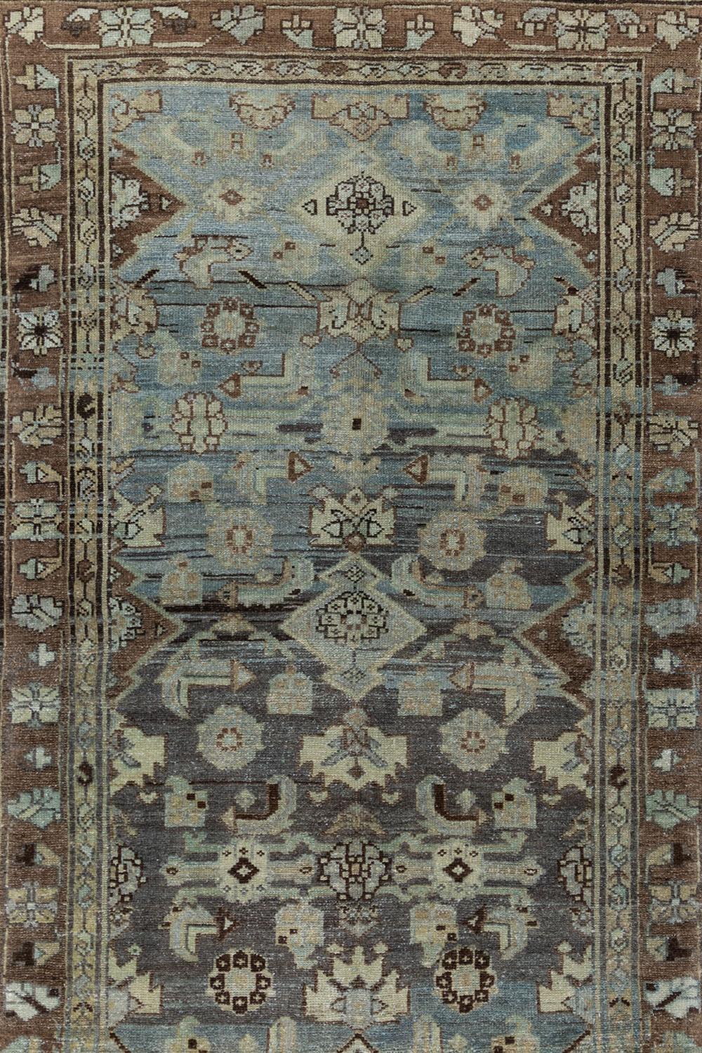 Vintage Persian Malayer Runner Rug For Sale 6