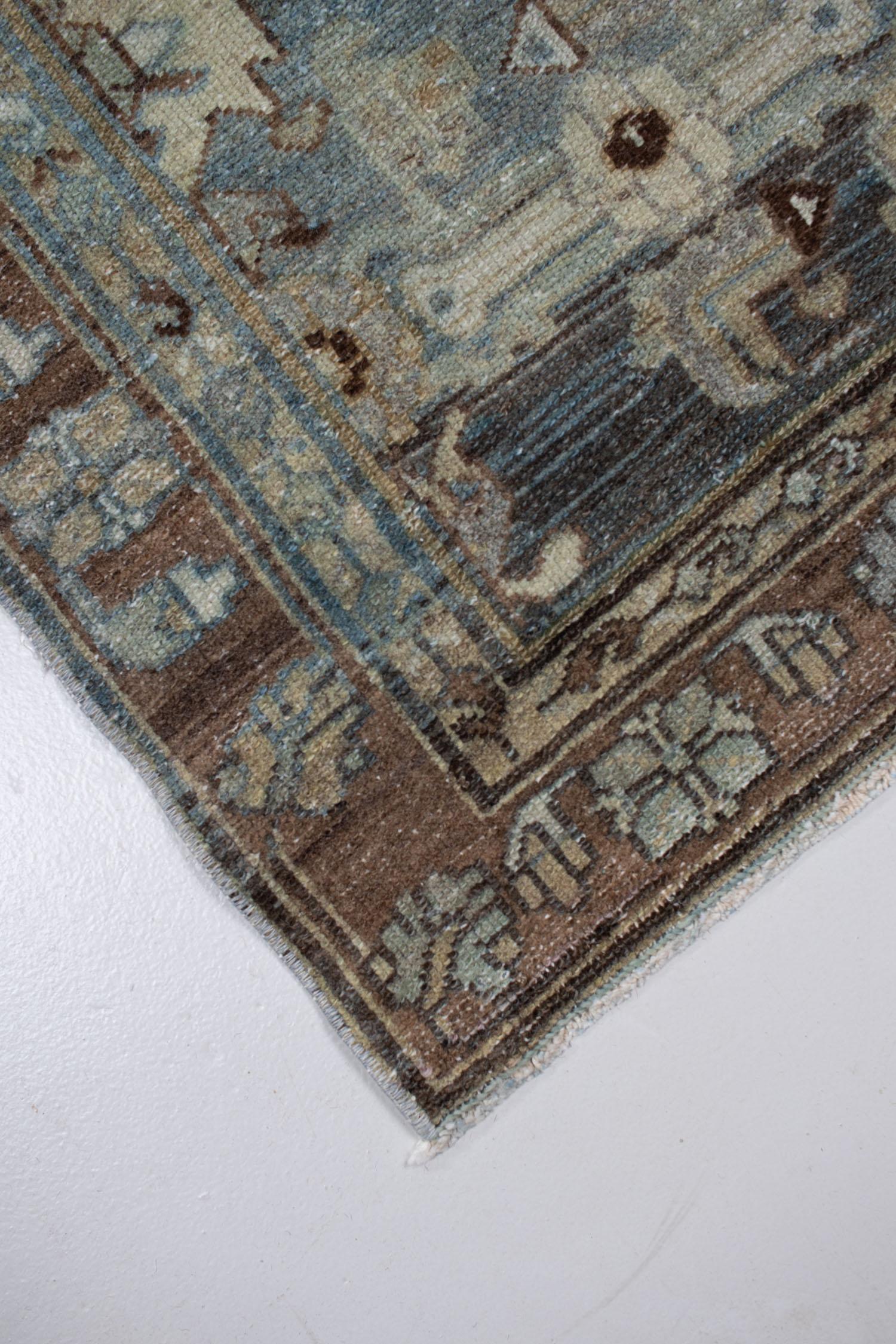 Vintage Persian Malayer Runner Rug For Sale 1