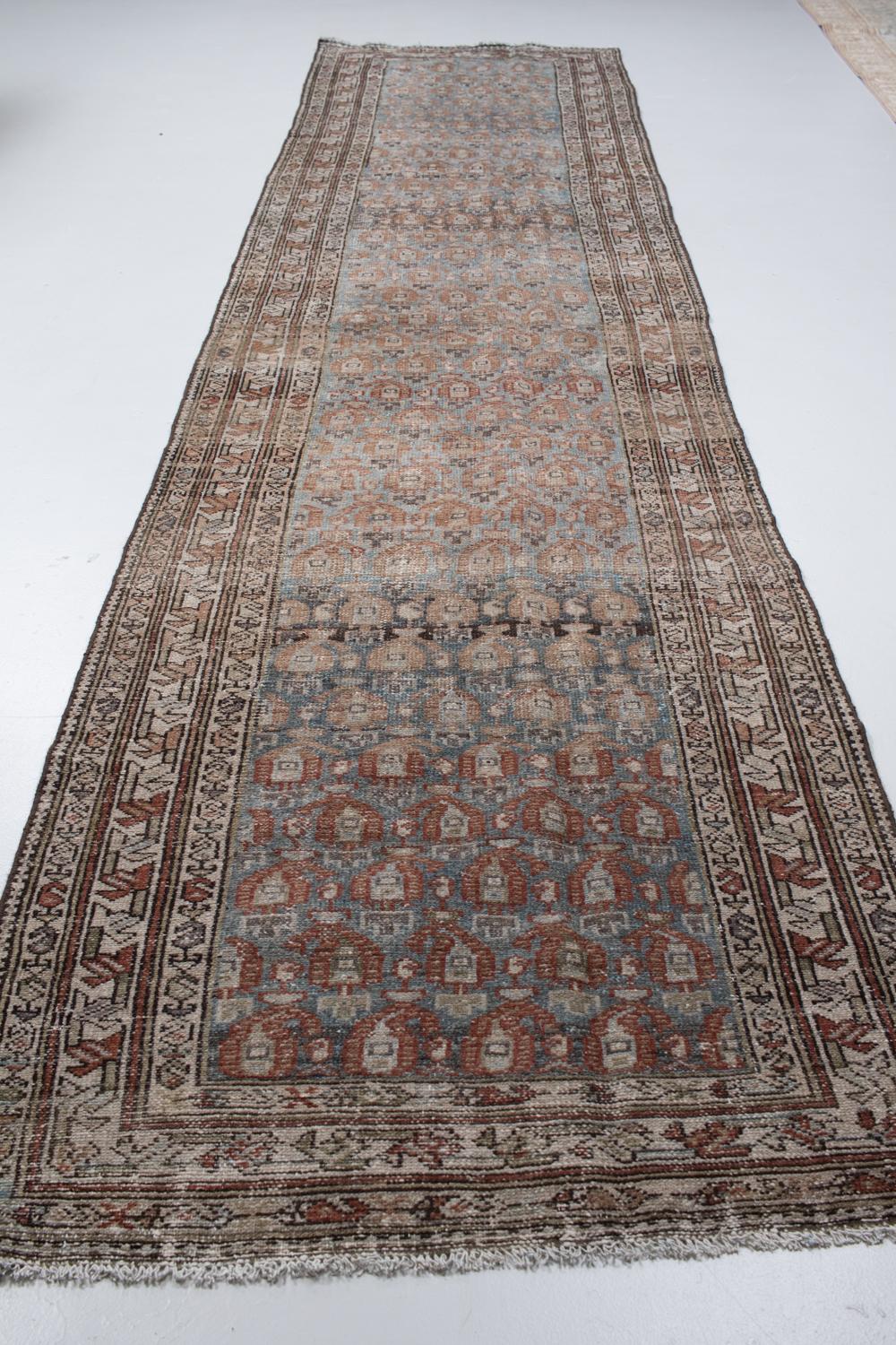Vintage Persian Malayer Runner Rug For Sale 2