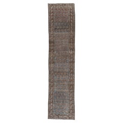 Tapis de couloir persan vintage Malayer