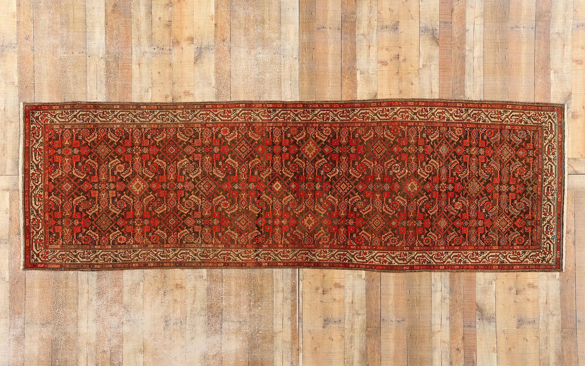 Vintage Persian Malayer Rug For Sale 4