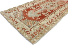 Vintage Persian Malayer Runner with Modern Rustic Artisan Tribal Style