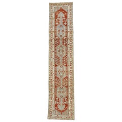 Retro Persian Malayer Runner with Modern Rustic Artisan Tribal Style