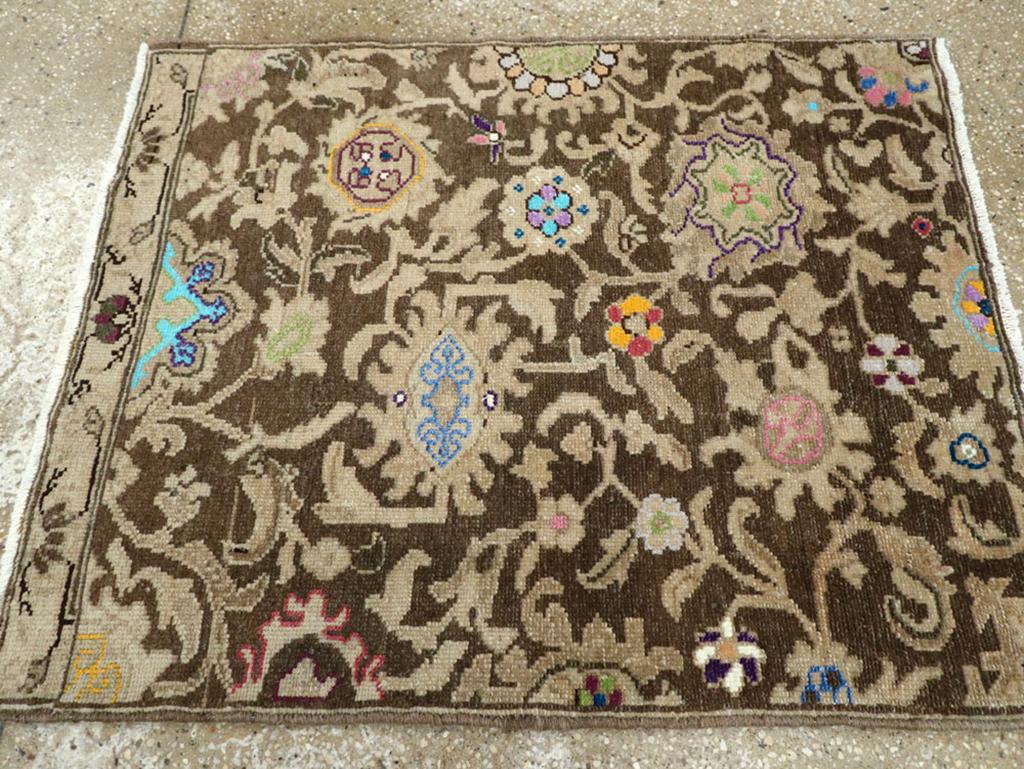 Persischer Malayer-Musterteppich im Vintage-Stil im Zustand „Hervorragend“ im Angebot in New York, NY