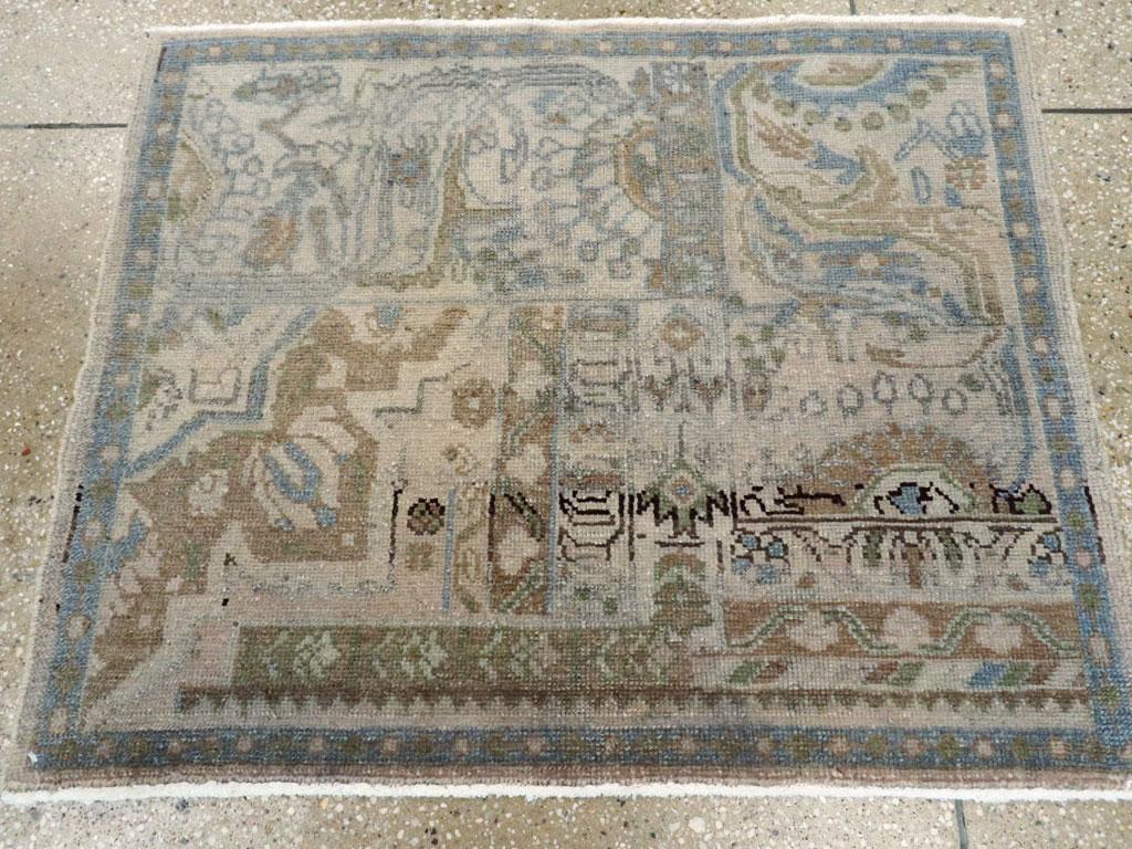 Vintage Persian Malayer Wagireh Sampler Rug In Good Condition In New York, NY