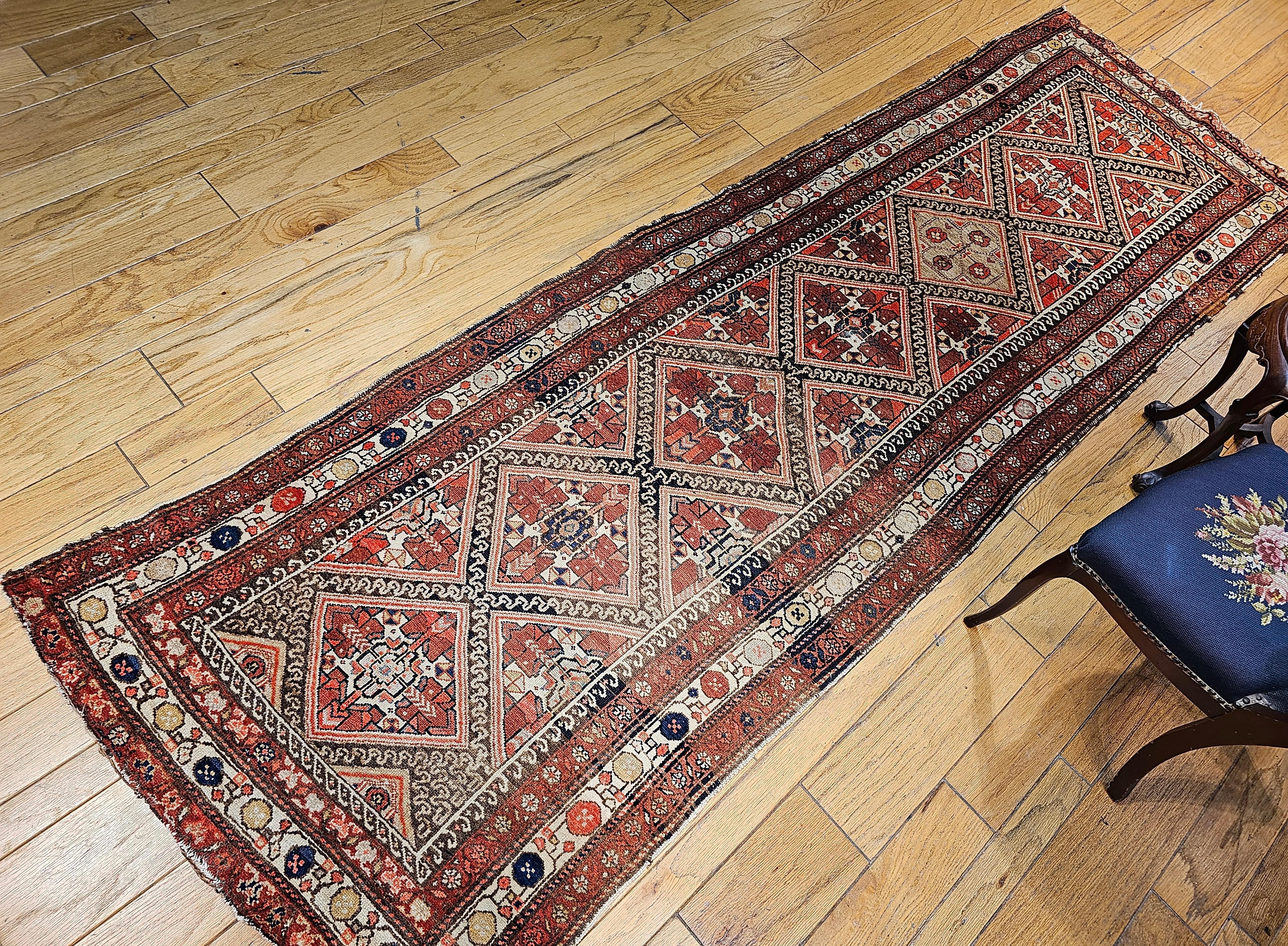 Vintage Persisch Malayer Breite Läufer im Angebot 7