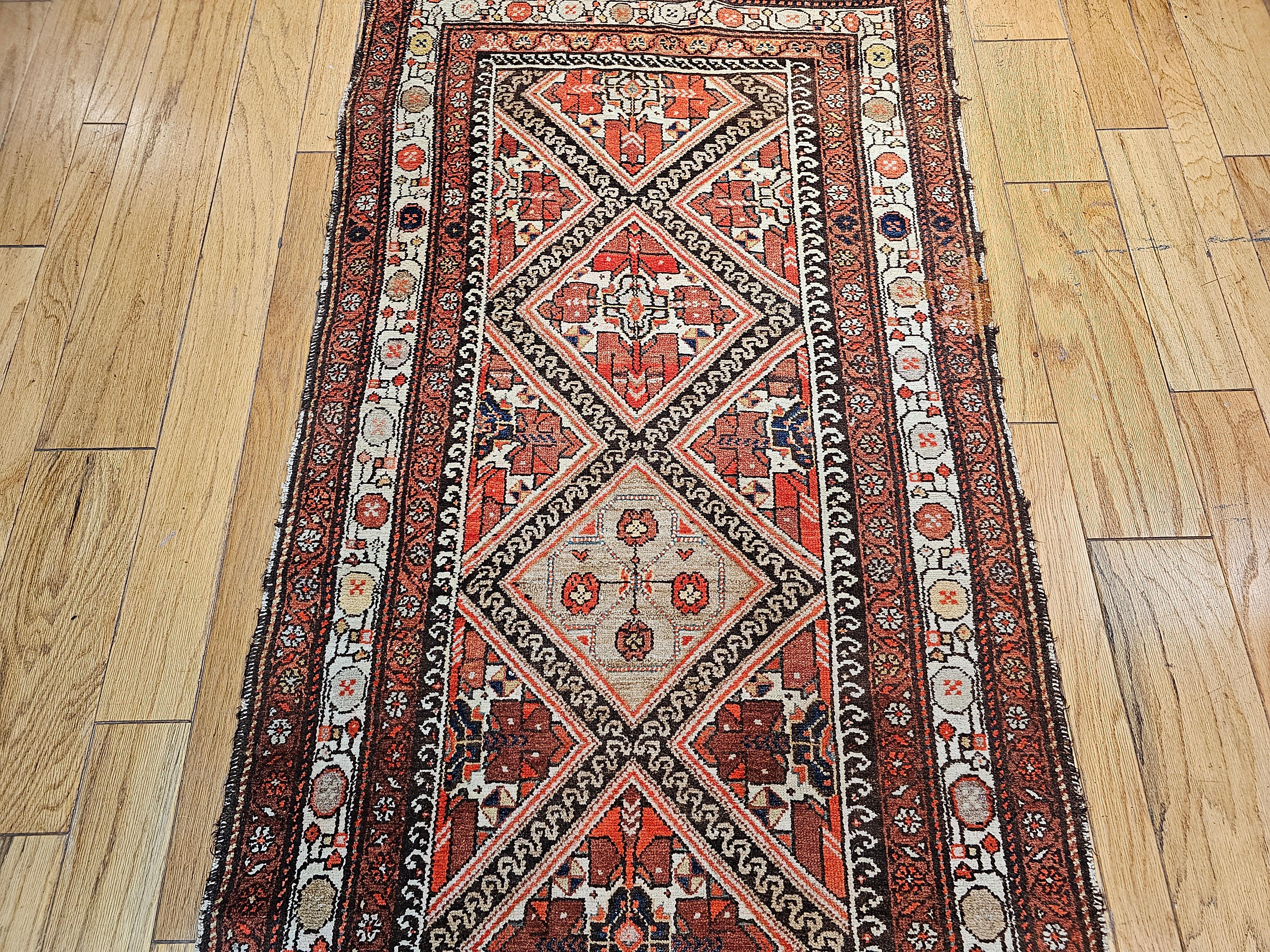 Vintage Persisch Malayer Breite Läufer im Zustand „Gut“ im Angebot in Barrington, IL