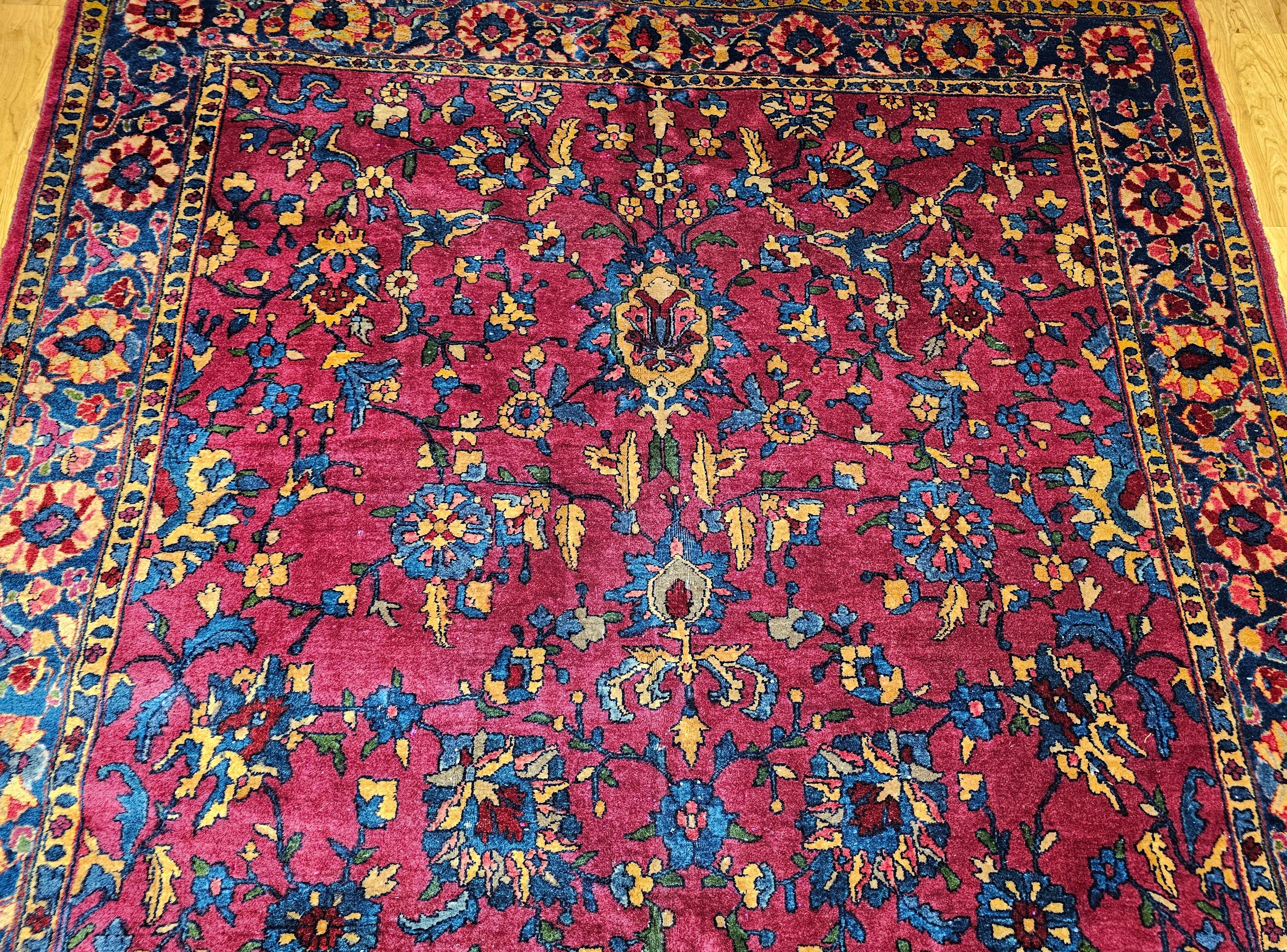 Tappeto persiano vintage Manchester Kashan Gallery (a) Gallery in vendita 3