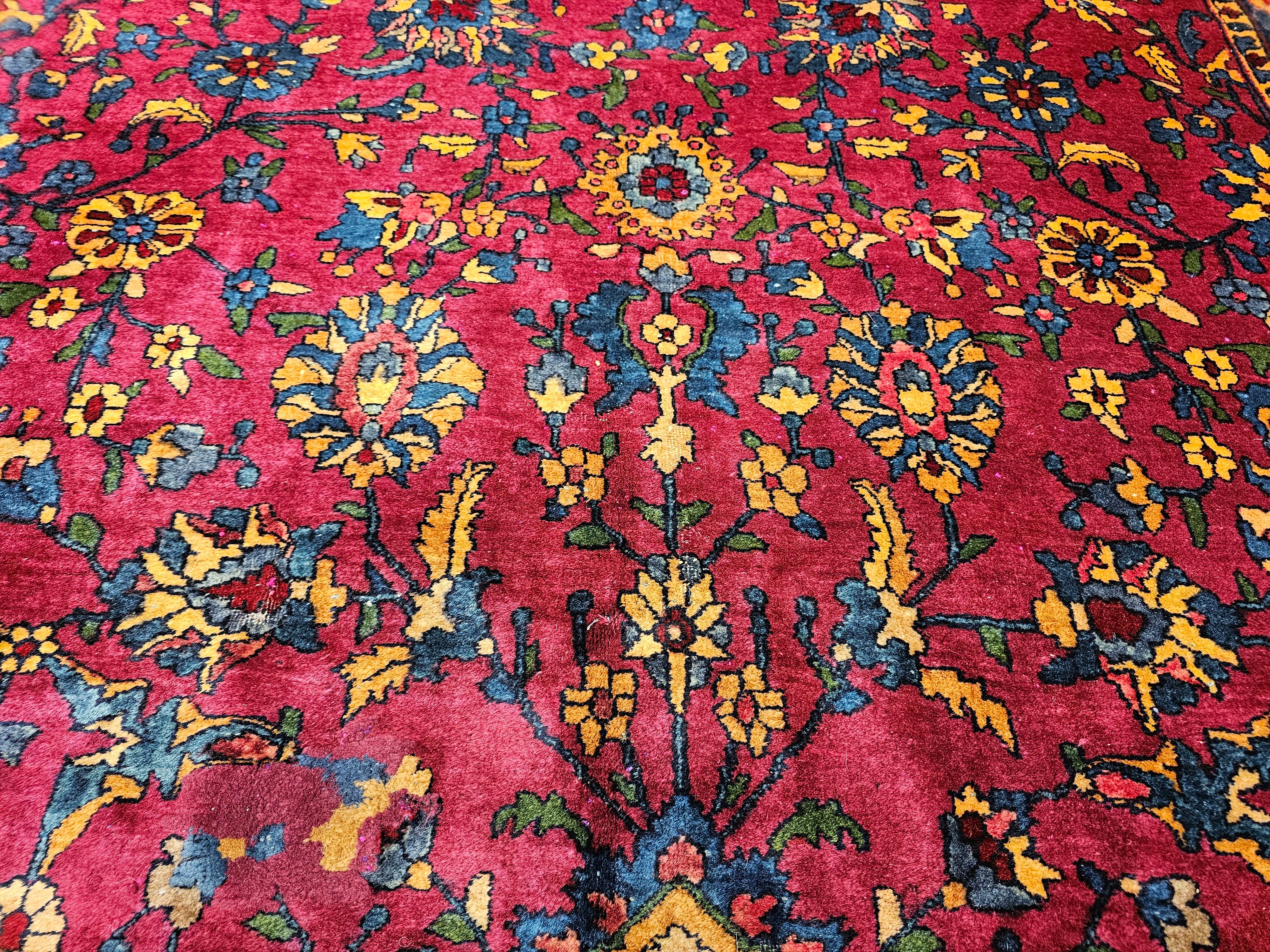 Tappeto persiano vintage Manchester Kashan Gallery (a) Gallery in vendita 6