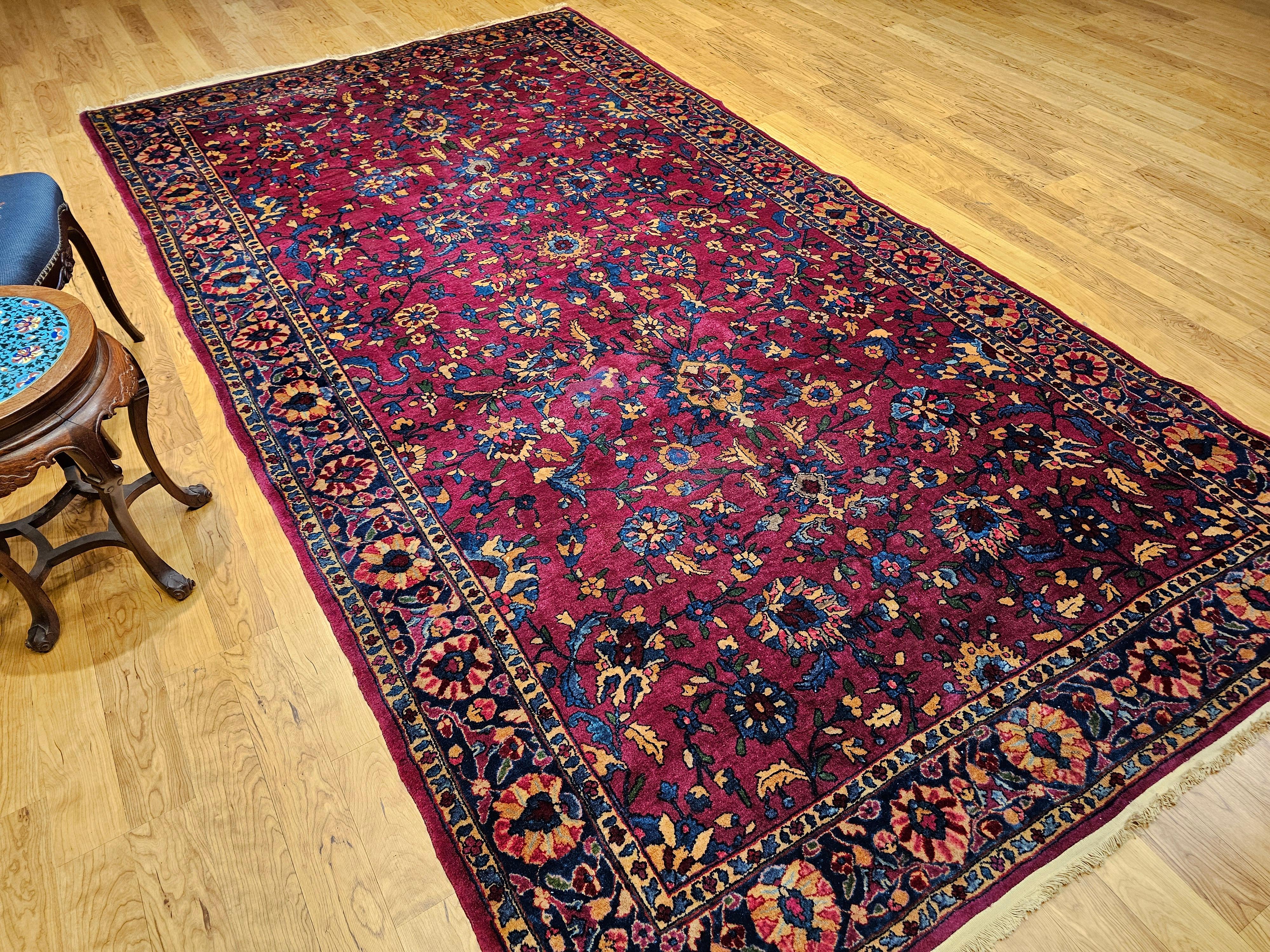 Tappeto persiano vintage Manchester Kashan Gallery (a) Gallery in vendita 8