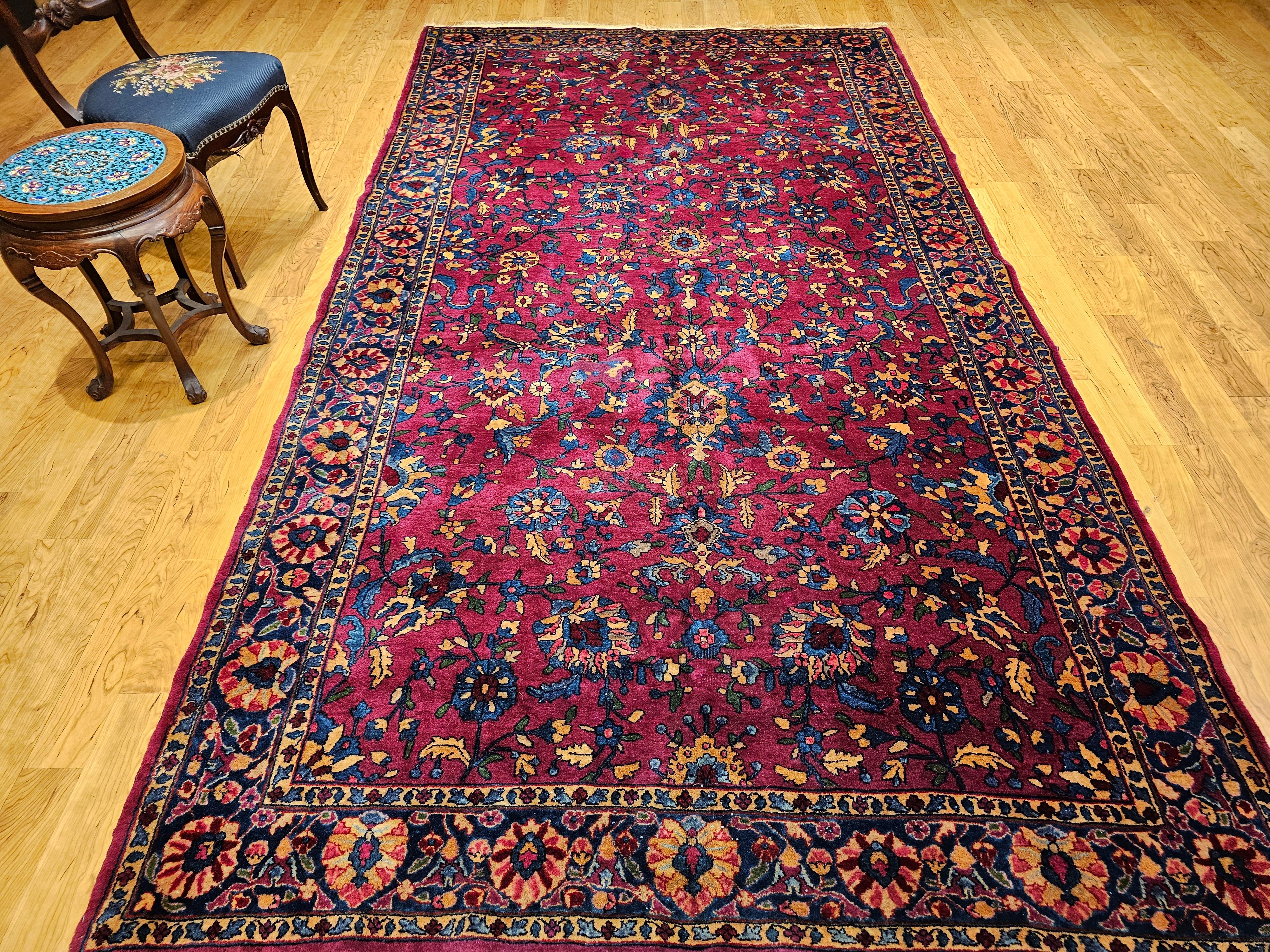 Tappeto persiano vintage Manchester Kashan Gallery (a) Gallery in vendita 9