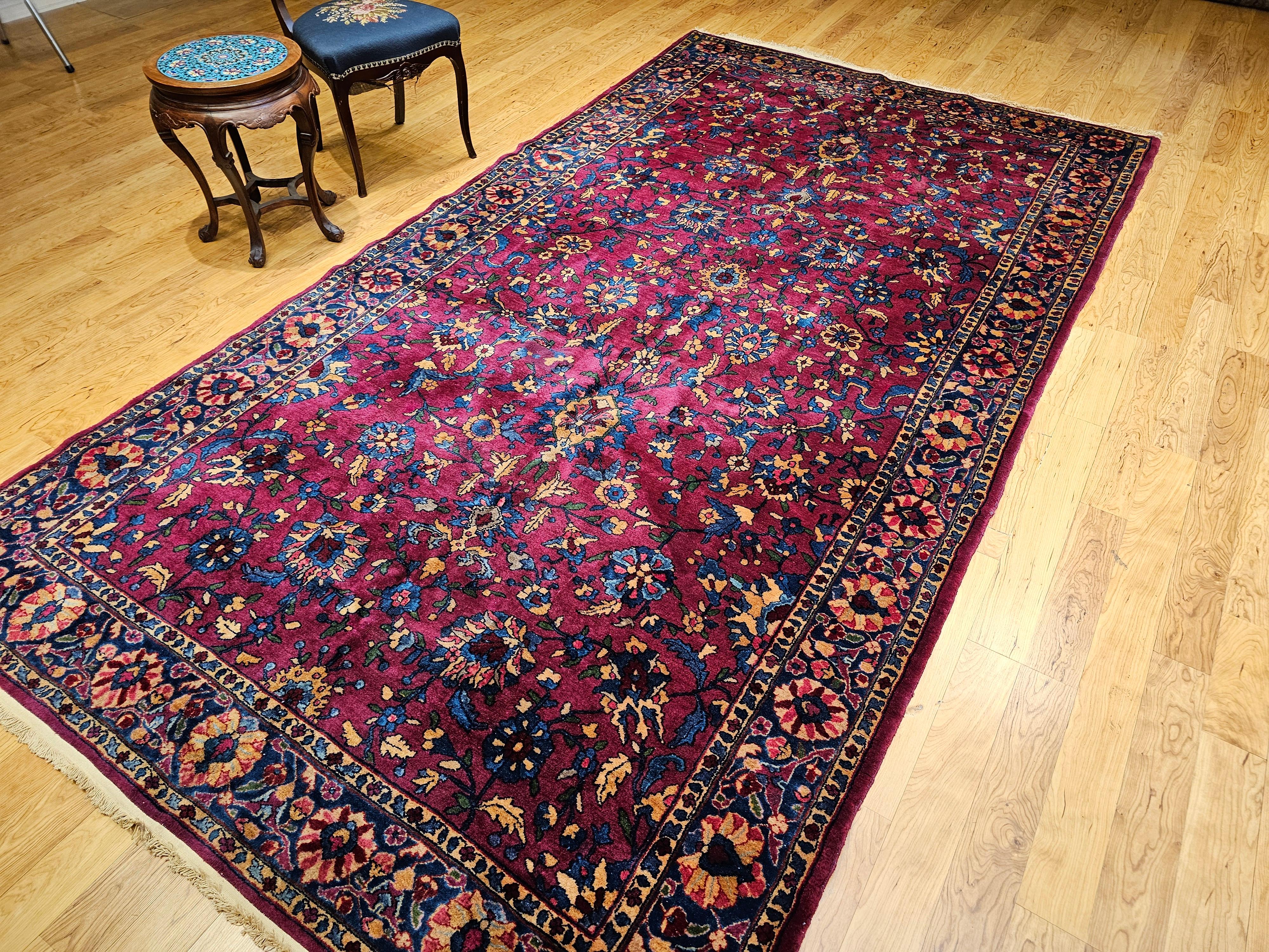 Tappeto persiano vintage Manchester Kashan Gallery (a) Gallery in vendita 10